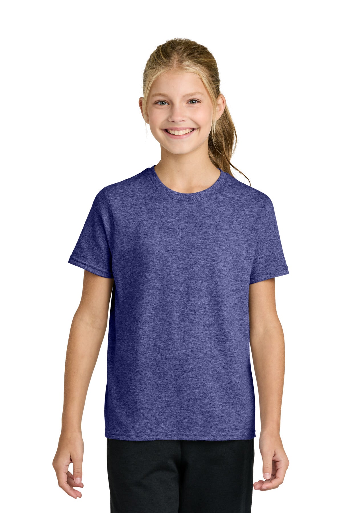 Custom Embroidery or DTF Print - Port & Co ®  Youth Easy Cotton Tee PC43Y