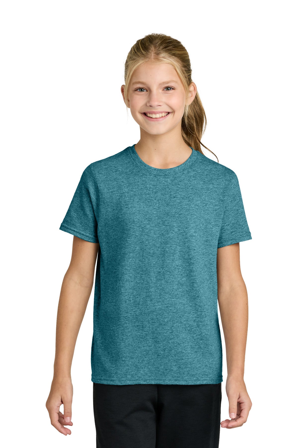 Custom Embroidery or DTF Print - Port & Co ®  Youth Easy Cotton Tee PC43Y