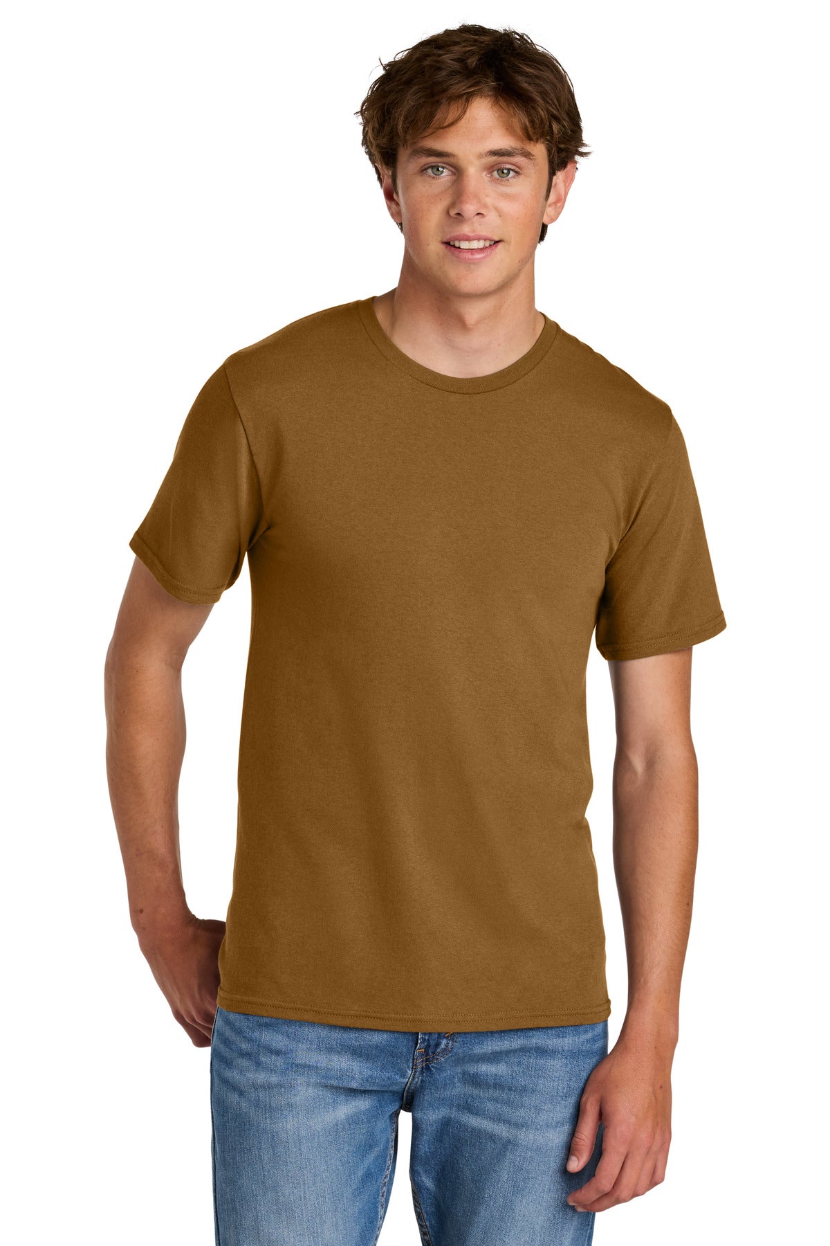 Custom Embroidery or DTF Print - Port & Co ®  Easy Cotton Tee PC43