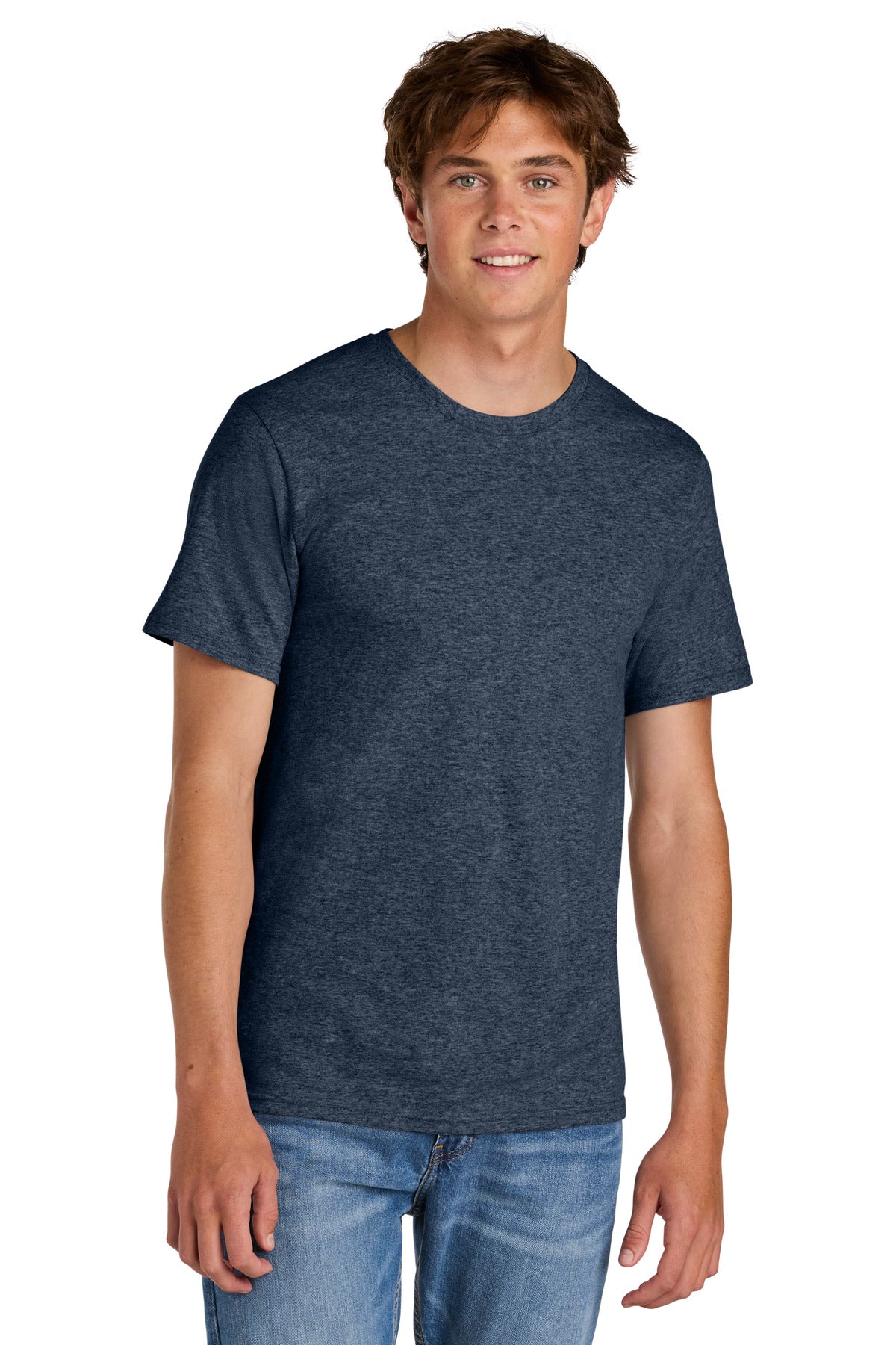 Custom Embroidery or DTF Print - Port & Co ®  Easy Cotton Tee PC43