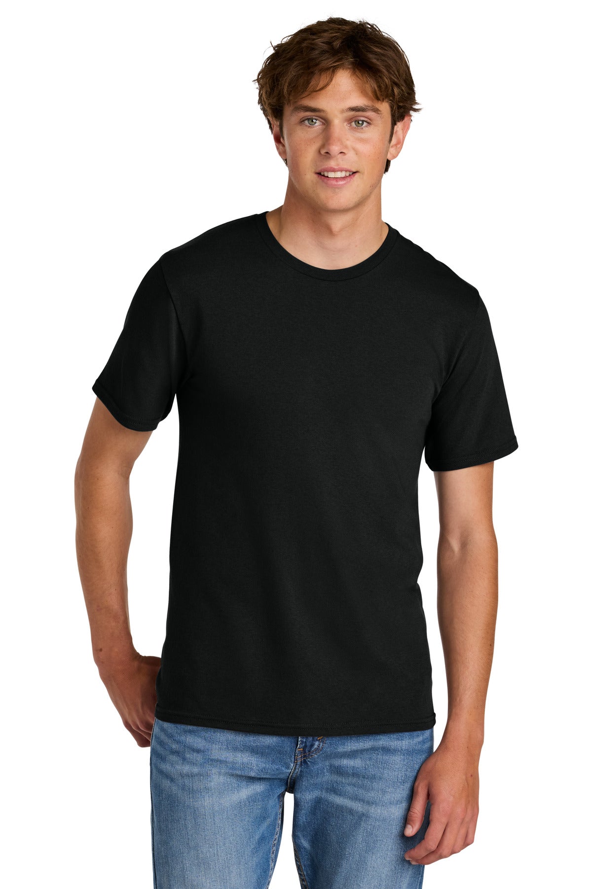 Custom Embroidery or DTF Print - Port & Co ®  Easy Cotton Tee PC43