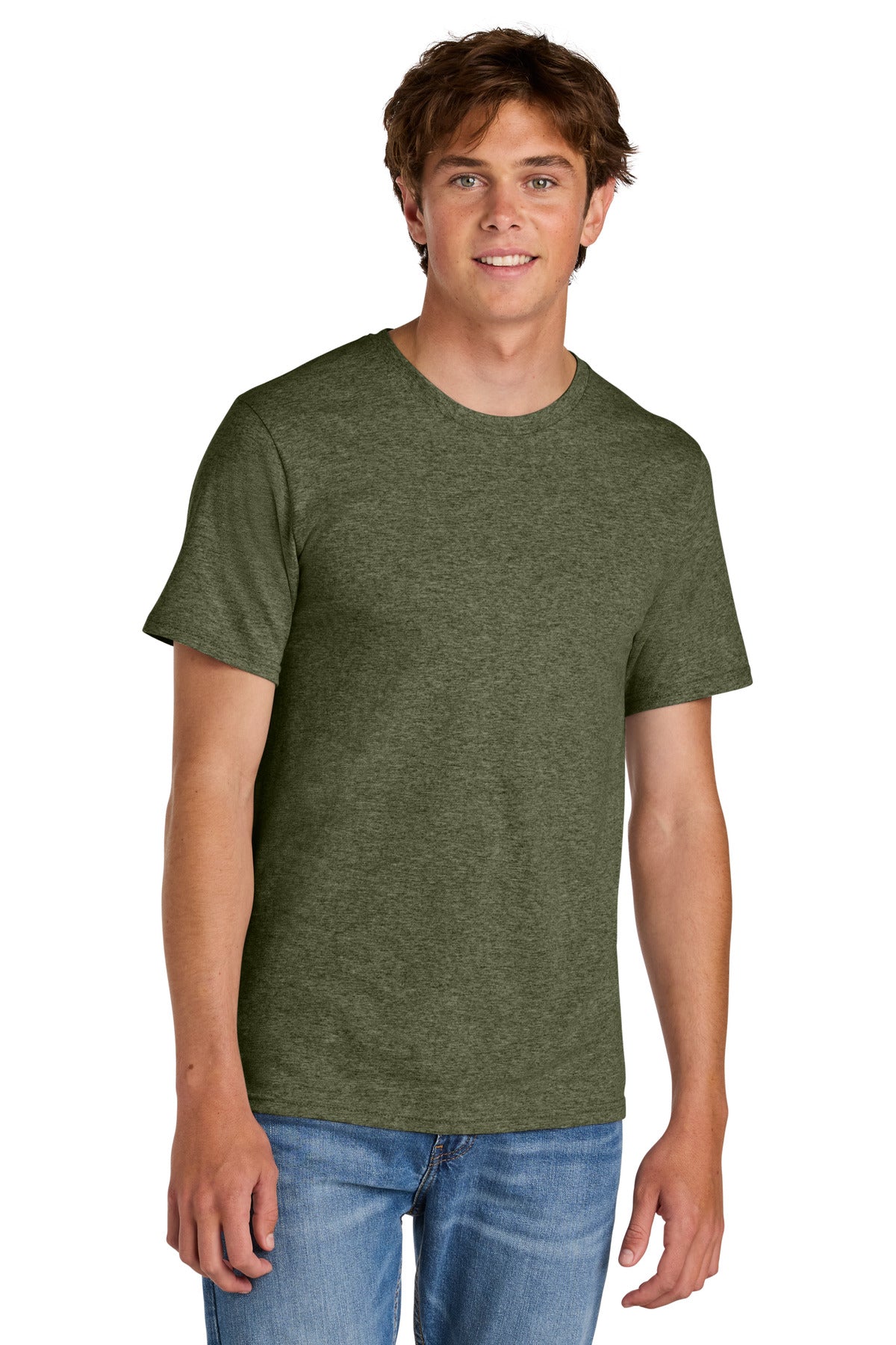 Custom Embroidery or DTF Print - Port & Co ®  Easy Cotton Tee PC43