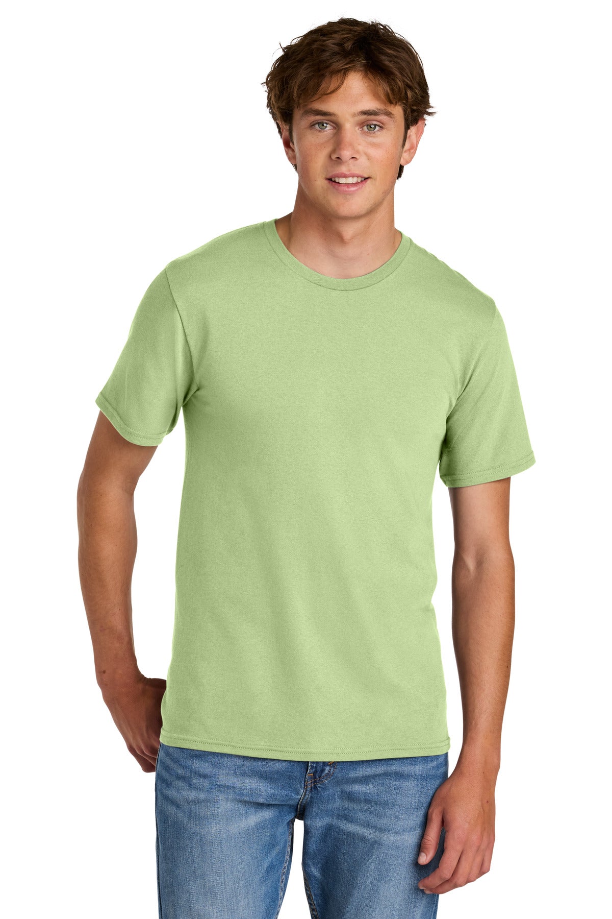 Custom Embroidery or DTF Print - Port & Co ®  Easy Cotton Tee PC43