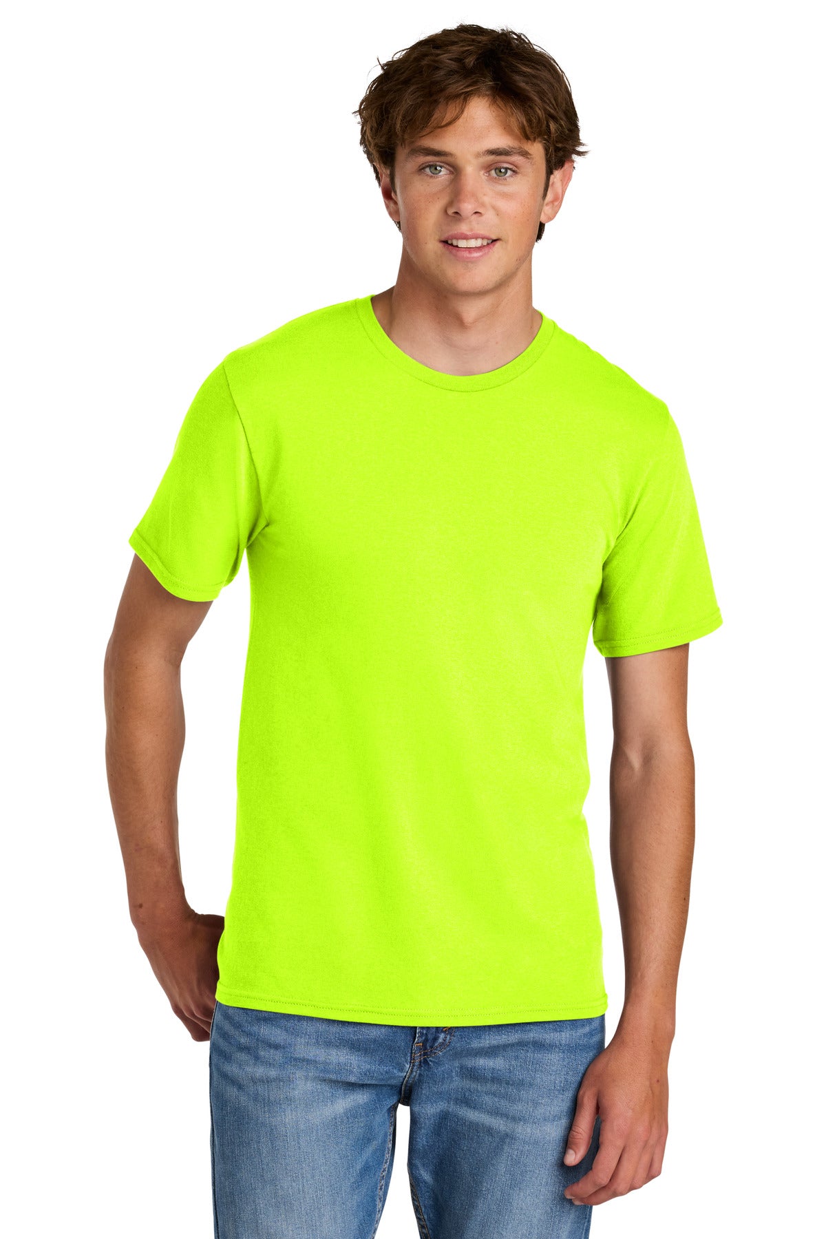 Custom Embroidery or DTF Print - Port & Co ®  Easy Cotton Tee PC43