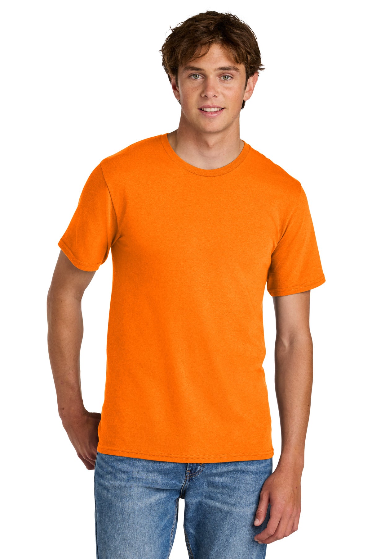 Custom Embroidery or DTF Print - Port & Co ®  Easy Cotton Tee PC43