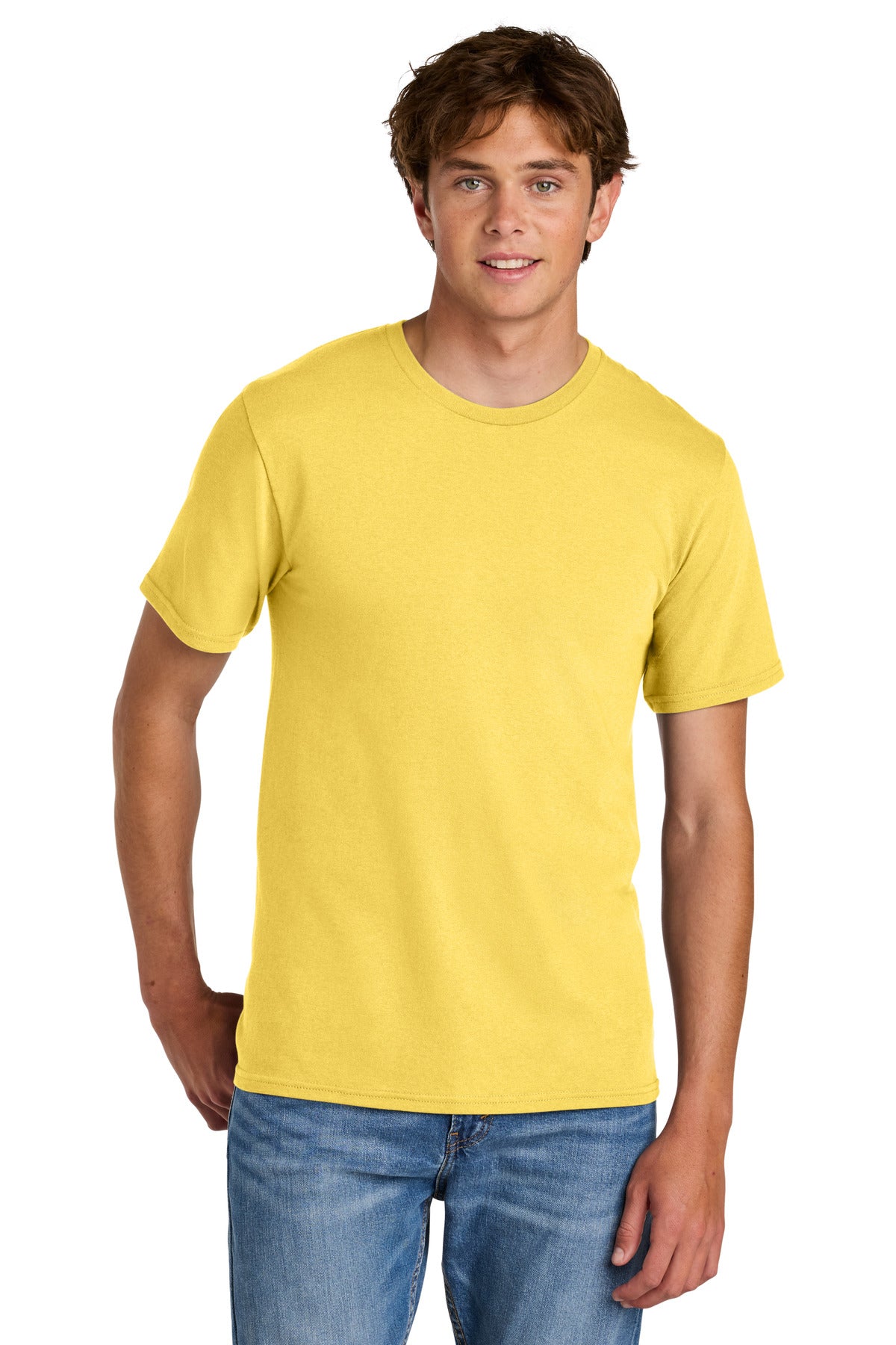 Custom Embroidery or DTF Print - Port & Co ®  Easy Cotton Tee PC43
