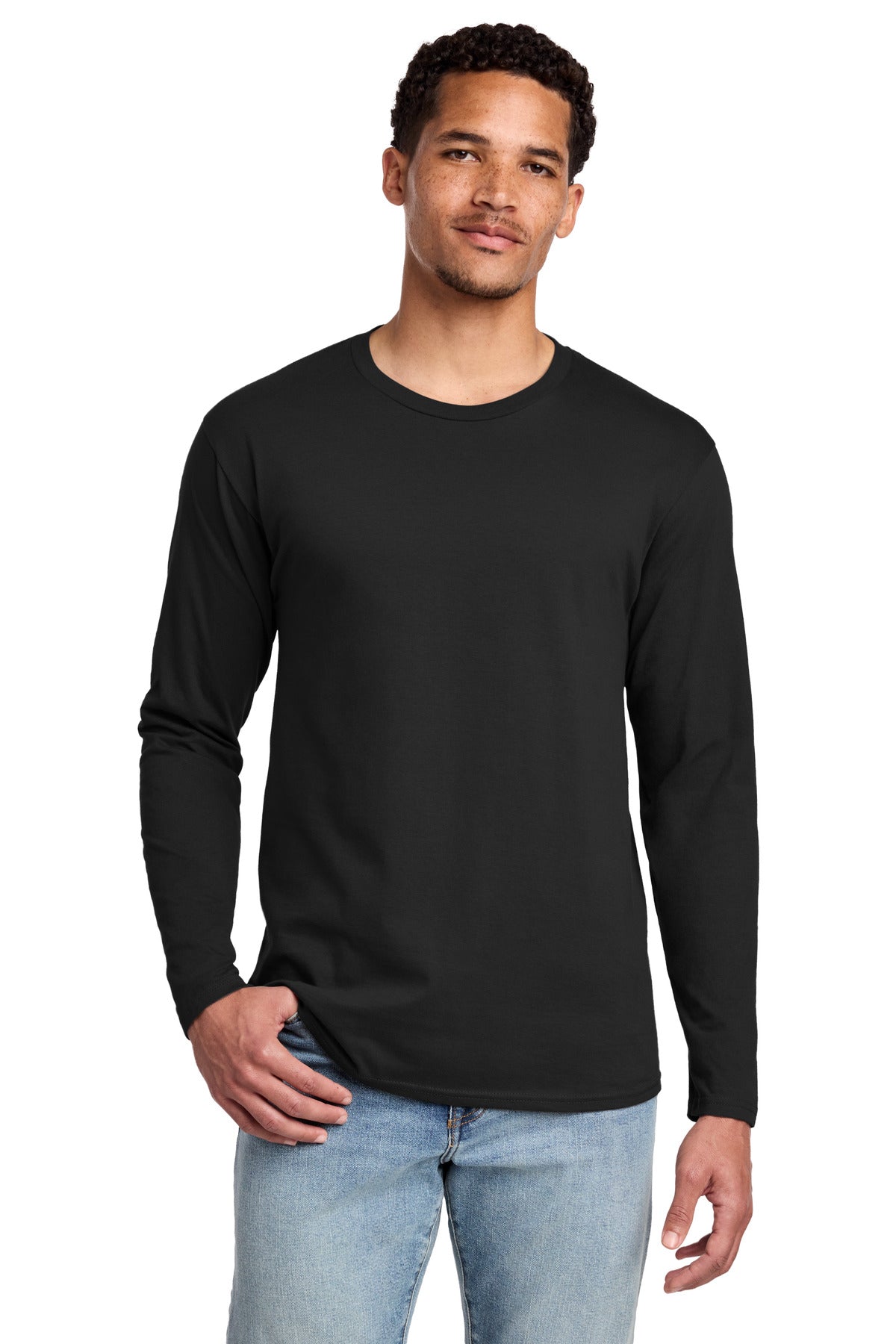 Custom Embroidery or DTF Print - Port & Co ®  Long Sleeve Fan Favorite Tee. PC450LS