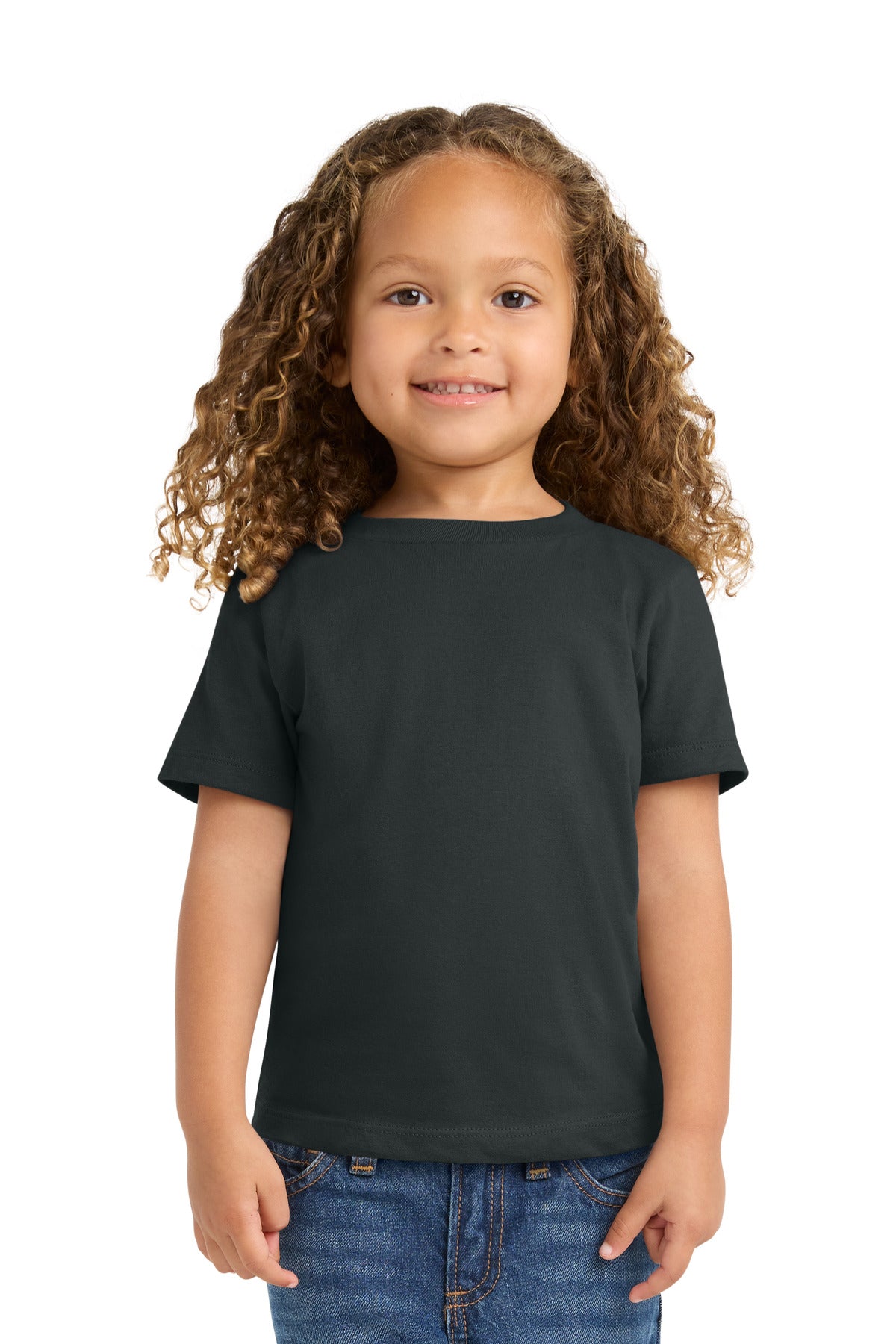 Custom Embroidery or DTF Print - Port & Co ®  Toddler Fan Favorite Tee. PC450TD