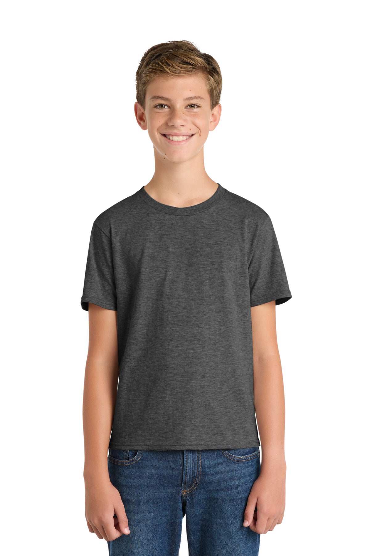 Custom Embroidery or DTF Print - Port & Co ®  Youth Fan Favorite Tee. PC450Y