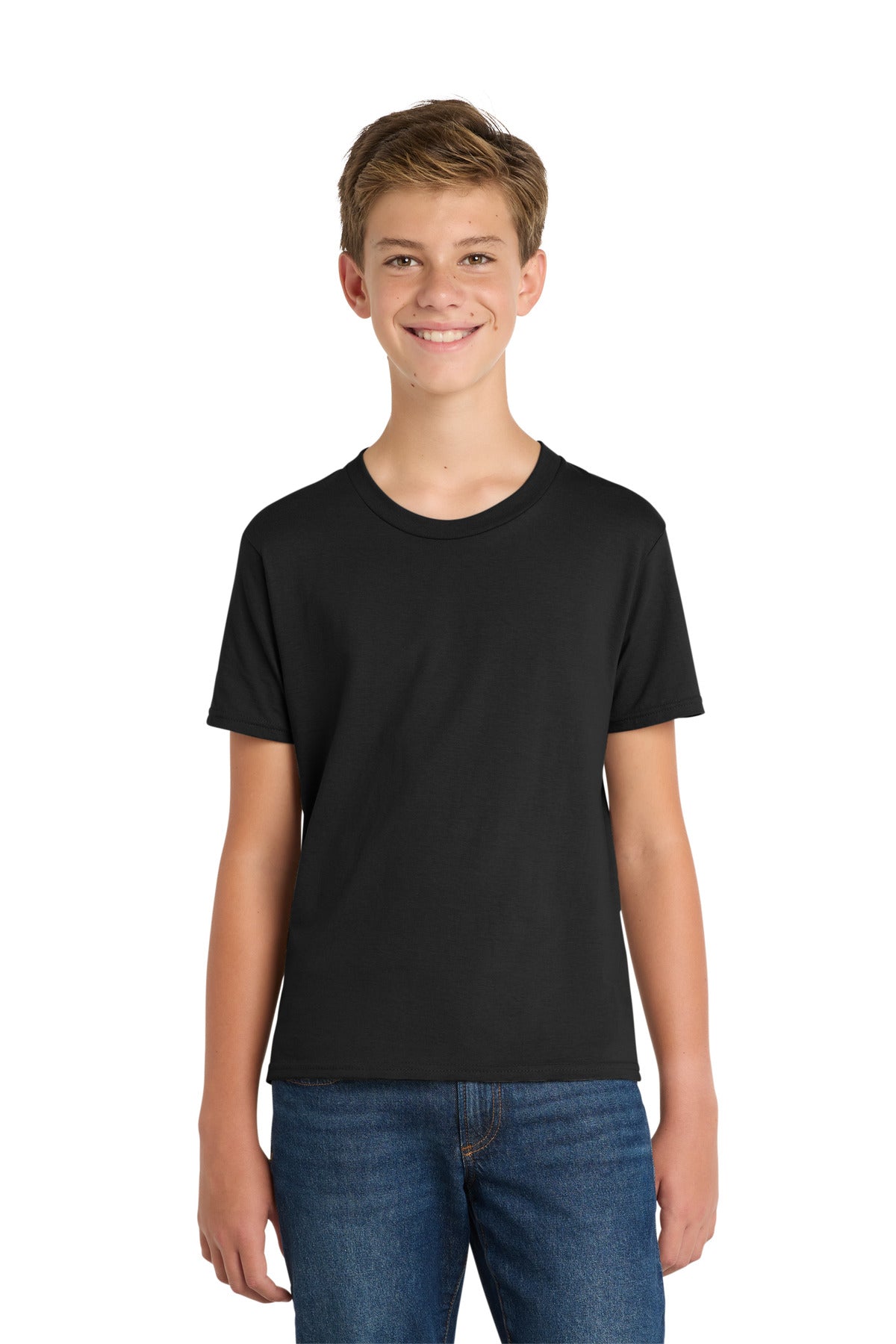 Custom Embroidery or DTF Print - Port & Co ®  Youth Fan Favorite Tee. PC450Y