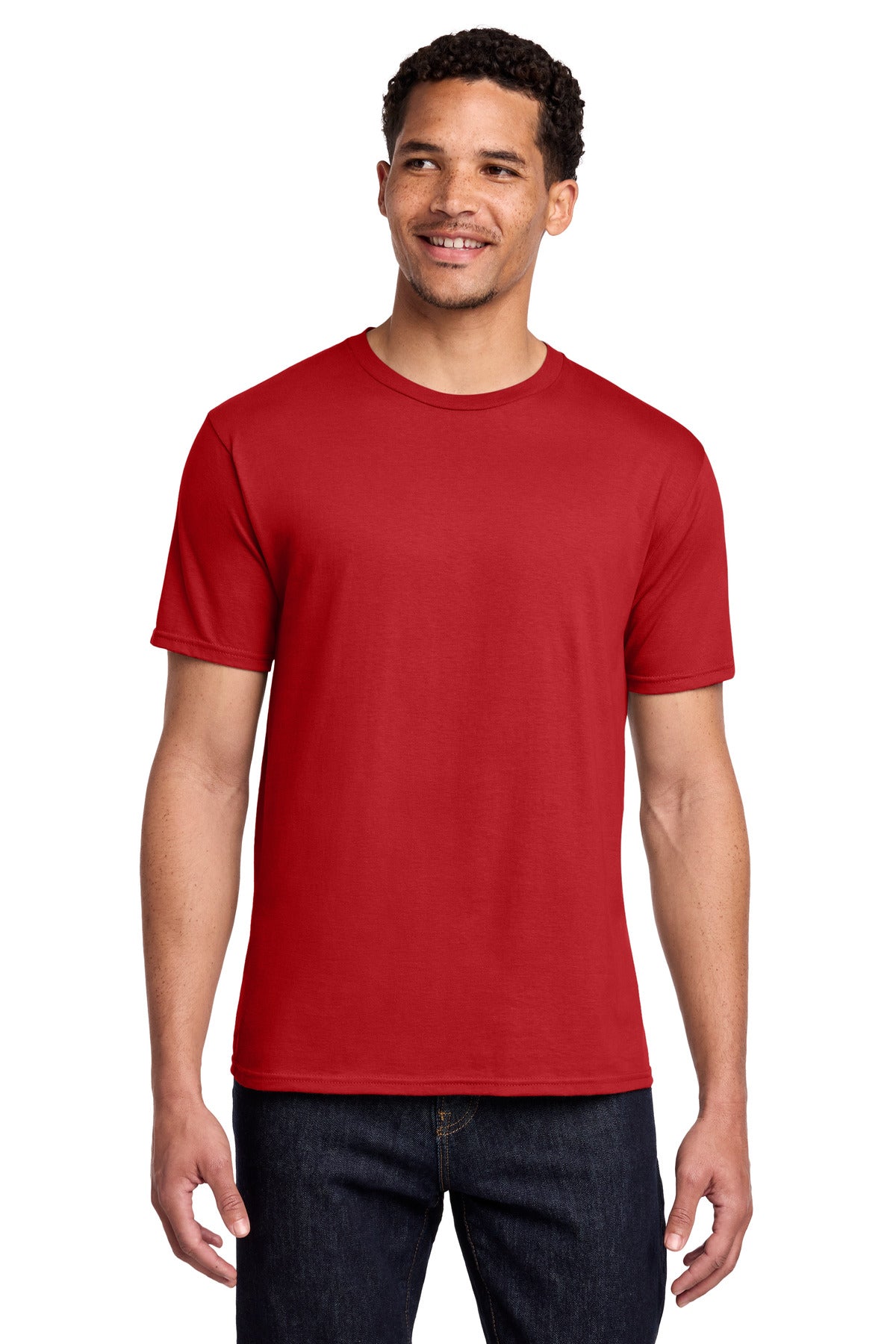 Custom Embroidery or DTF Print - Port & Co ®  Fan Favorite Tee. PC450