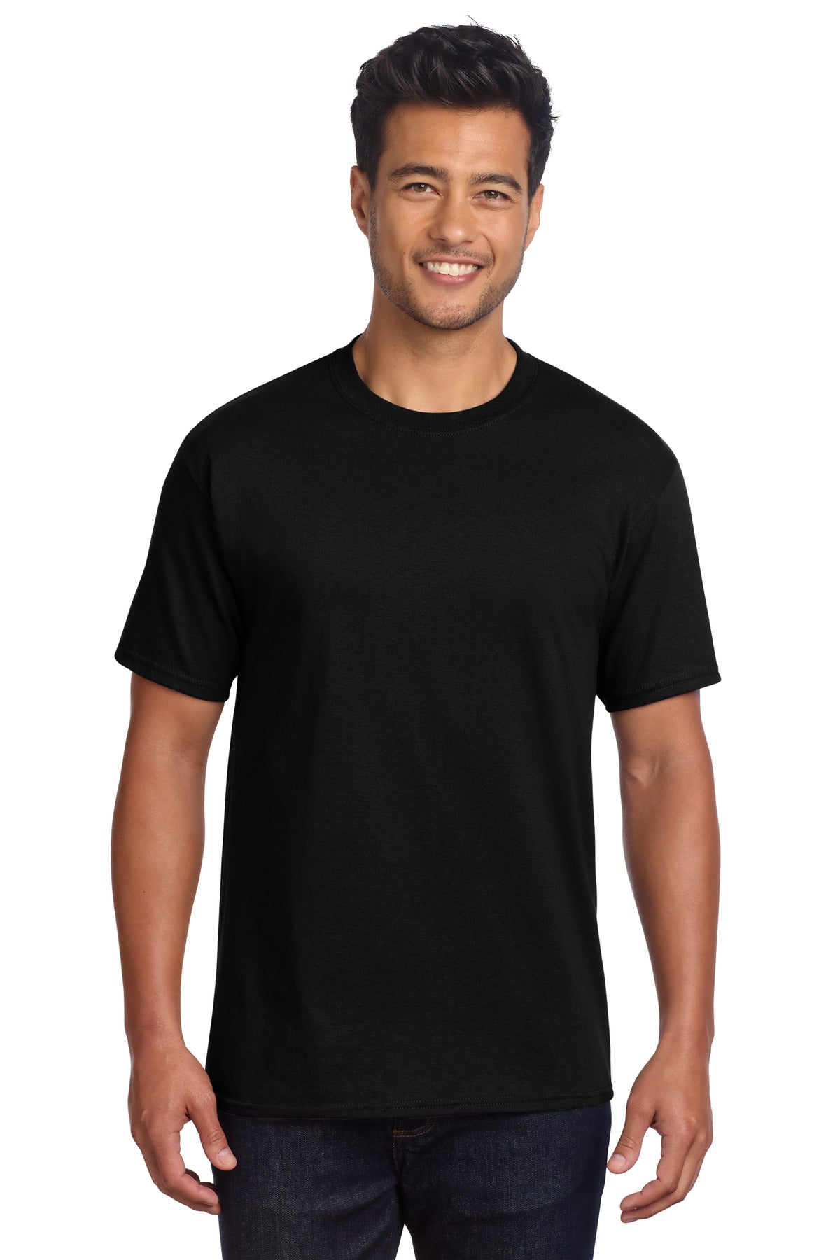Custom Embroidery or DTF Print - Port & Co ®  Core Cotton DTG Tee PC54DTG