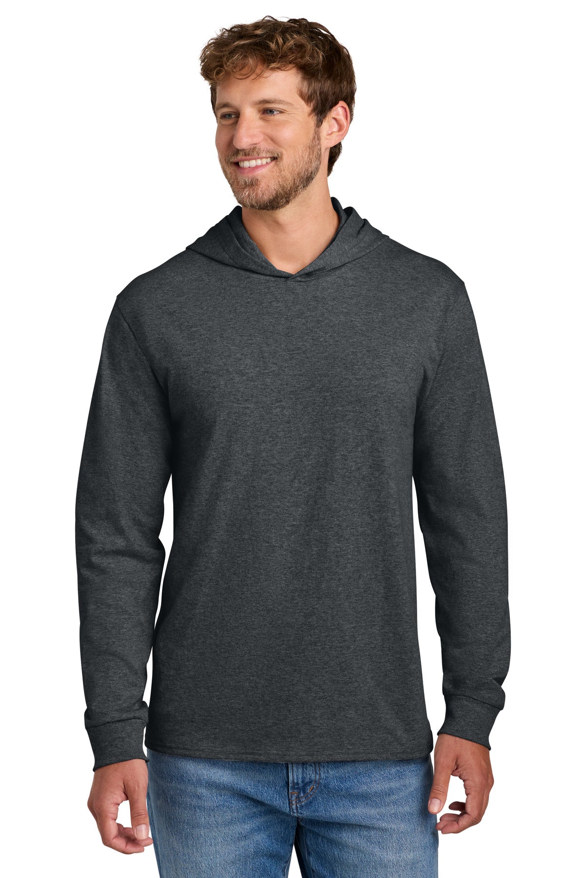 Custom Embroidery or DTF Print - Port & Co ®  Core Cotton Pullover Hooded Tee PC54H