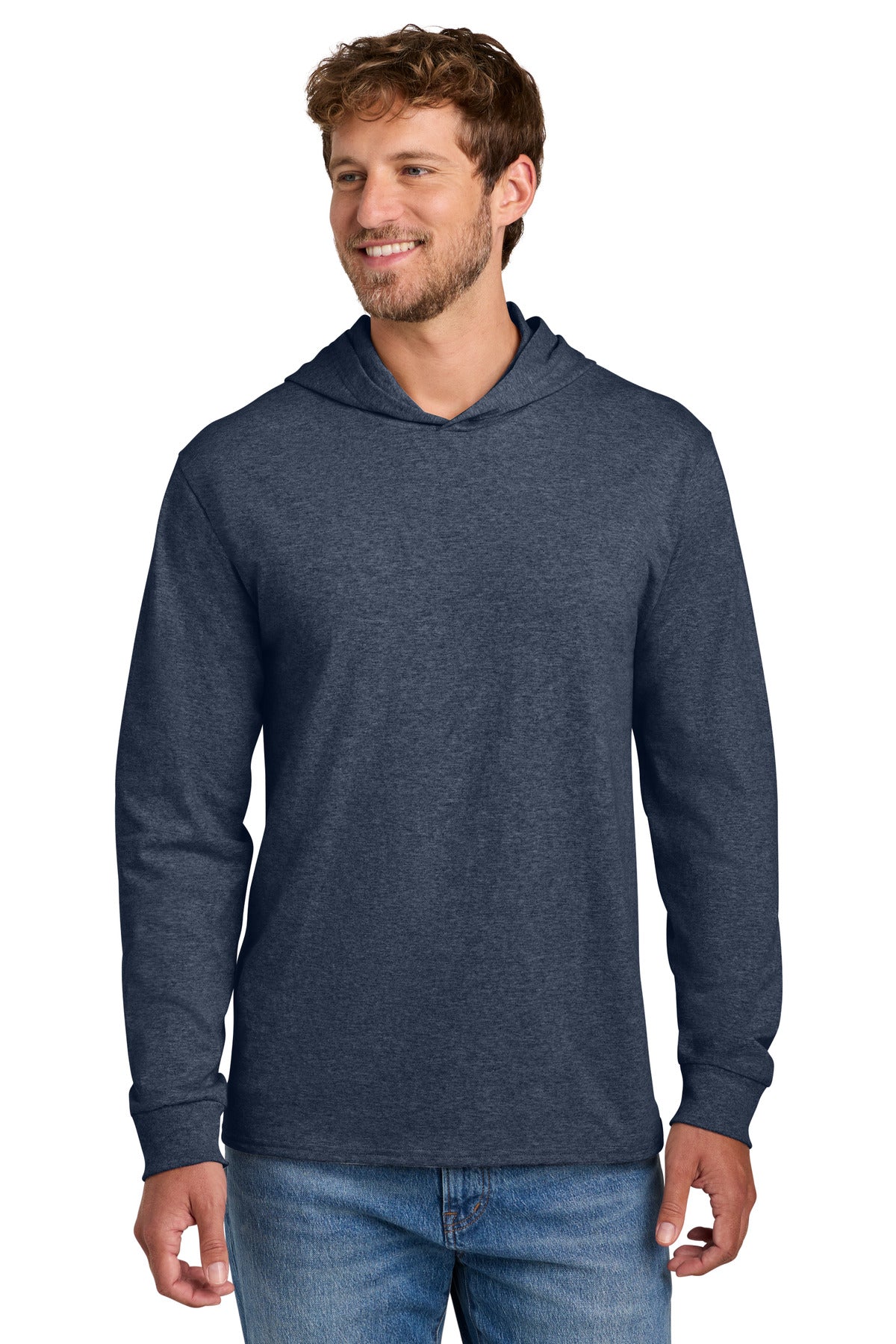 Custom Embroidery or DTF Print - Port & Co ®  Core Cotton Pullover Hooded Tee PC54H