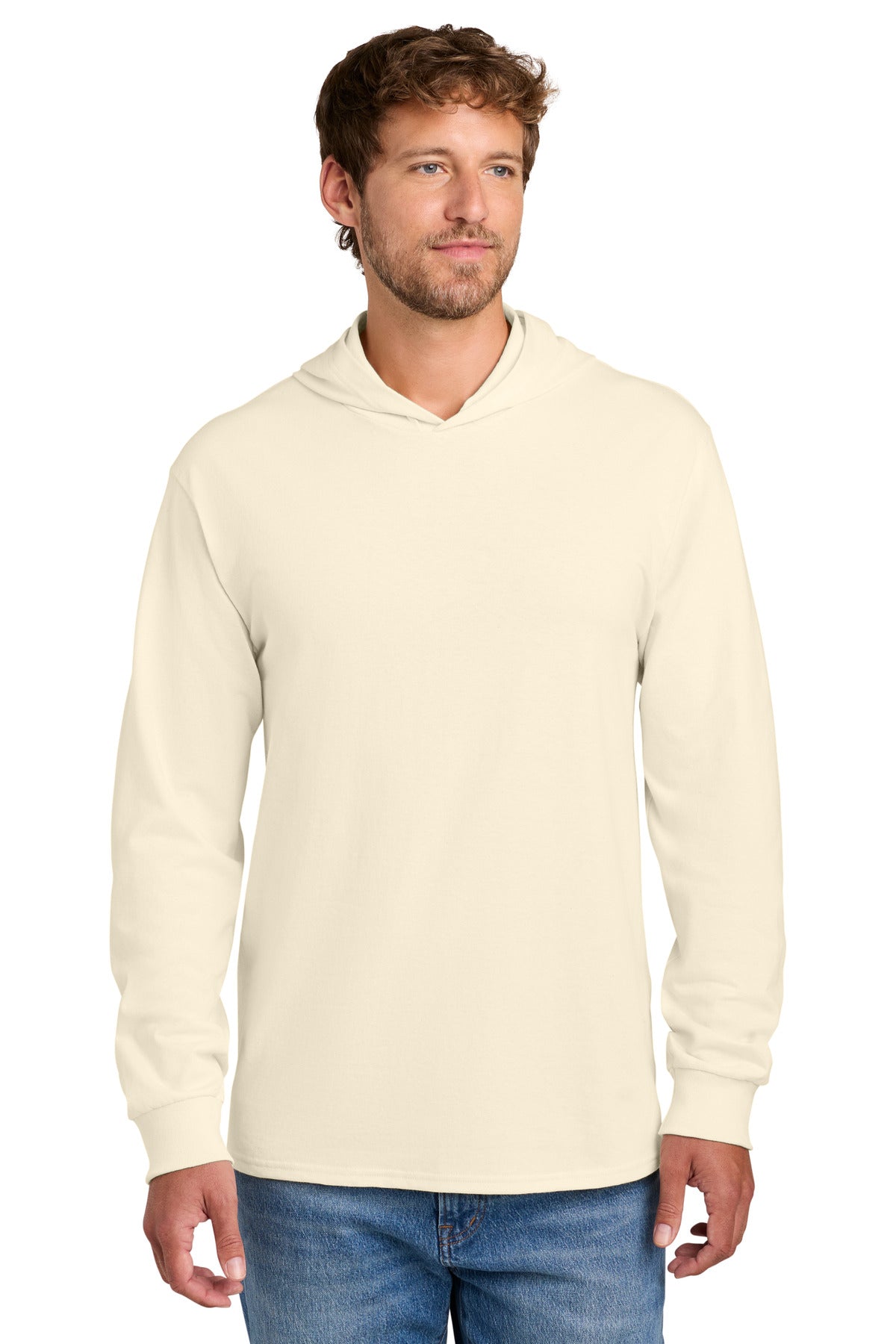 Custom Embroidery or DTF Print - Port & Co ®  Core Cotton Pullover Hooded Tee PC54H