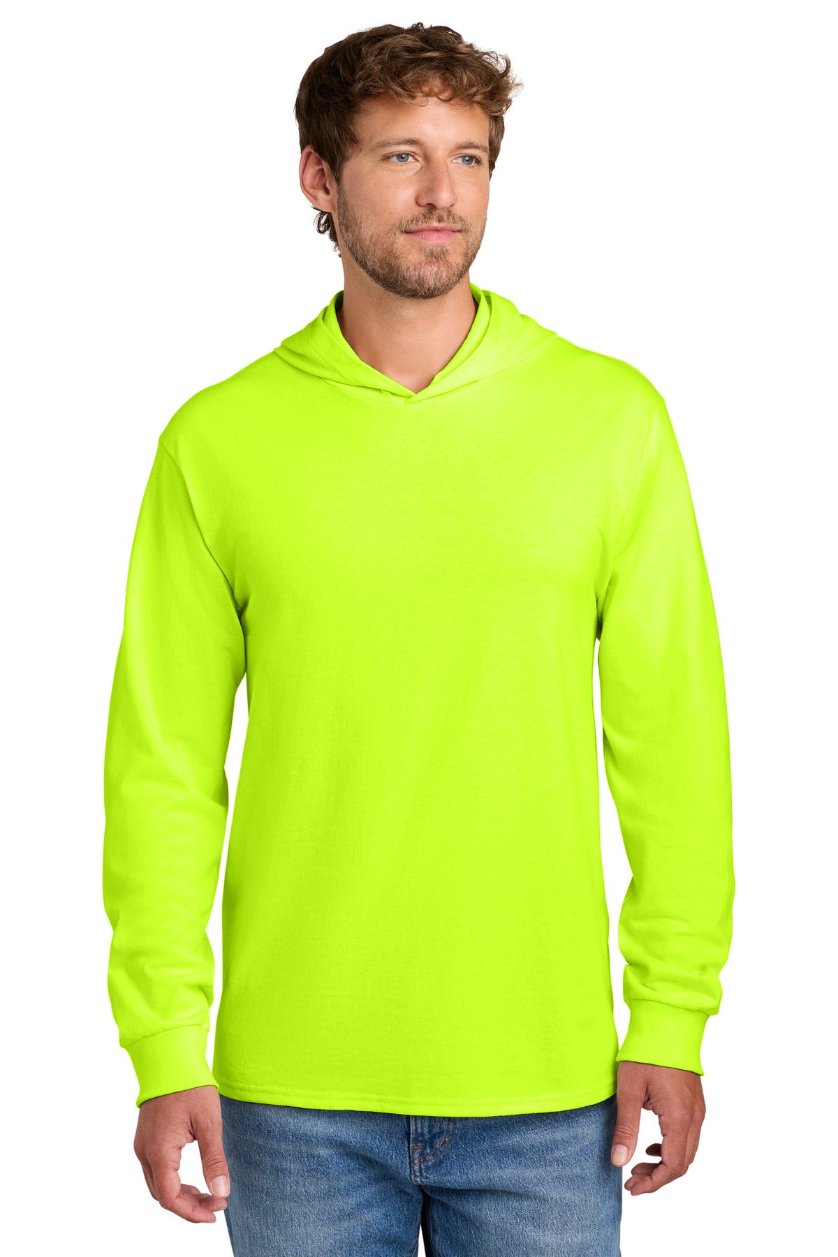 Custom Embroidery or DTF Print - Port & Co ™  Core Cotton Pullover Hooded Tee PC54H