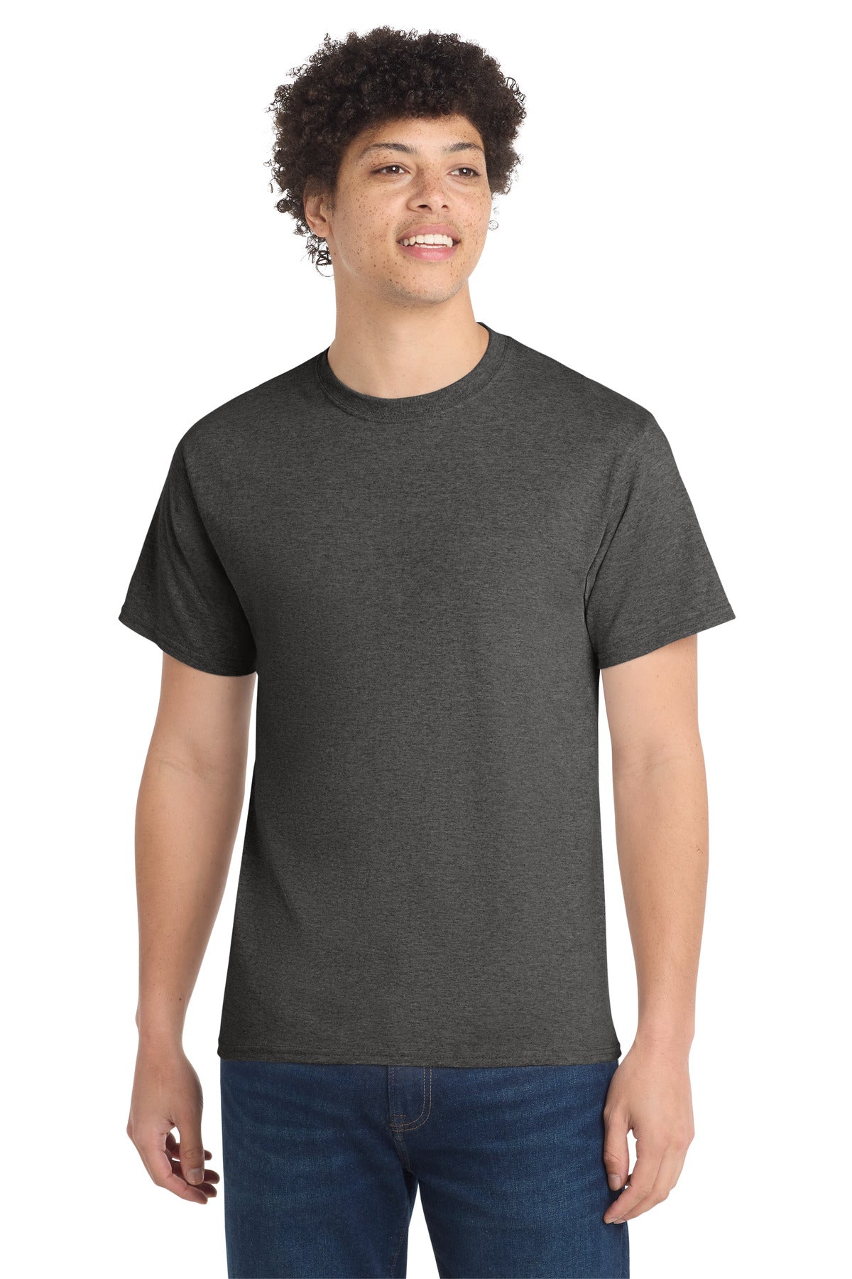Custom Embroidery or DTF Print - Port & Co ®  Tall Core Cotton Tee PC54T