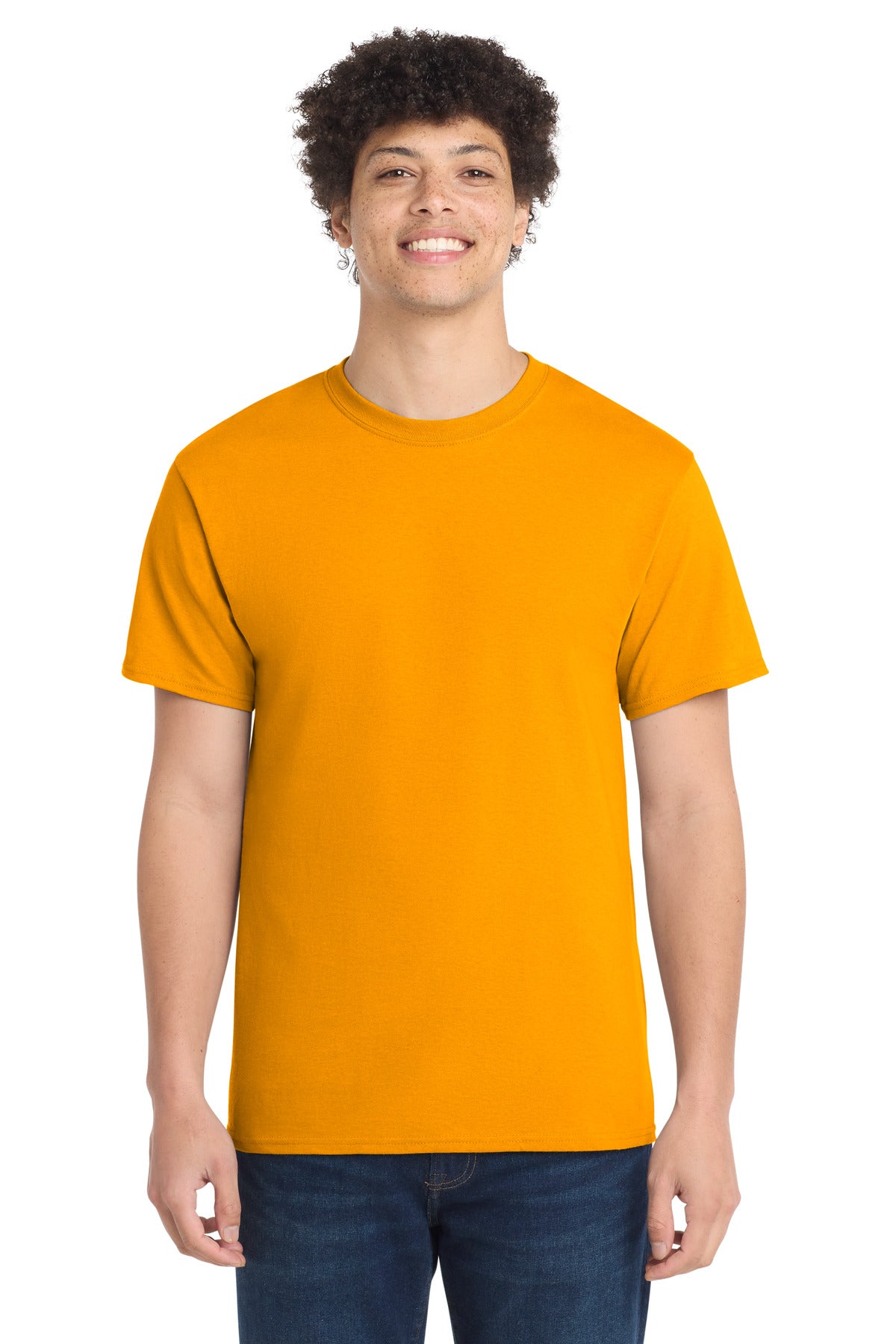 Custom Embroidery or DTF Print - Port & Co ®  Tall Core Cotton Tee PC54T