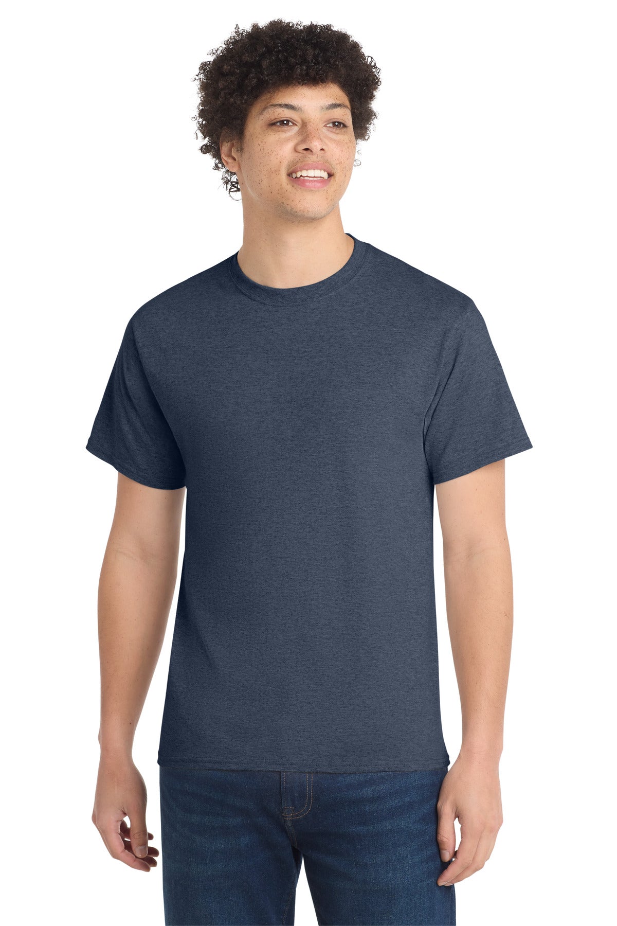 Custom Embroidery or DTF Print - Port & Co ®  Tall Core Cotton Tee PC54T