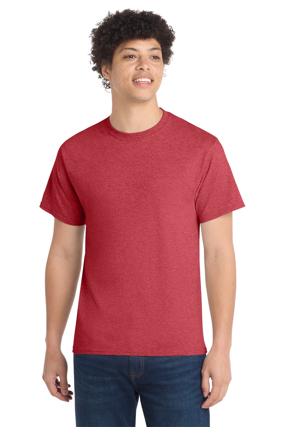 Custom Embroidery or DTF Print - Port & Co ®  Tall Core Cotton Tee PC54T