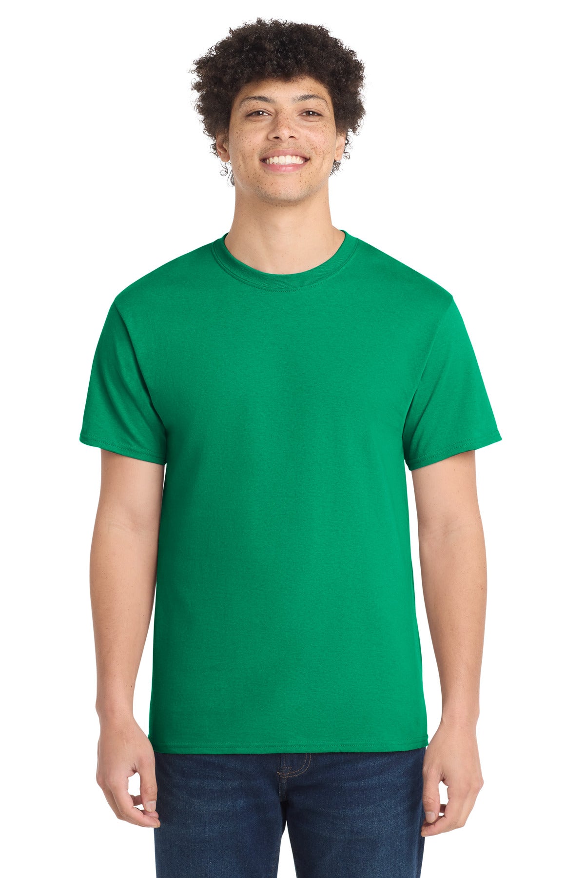 Custom Embroidery or DTF Print - Port & Co ®  Tall Core Cotton Tee PC54T