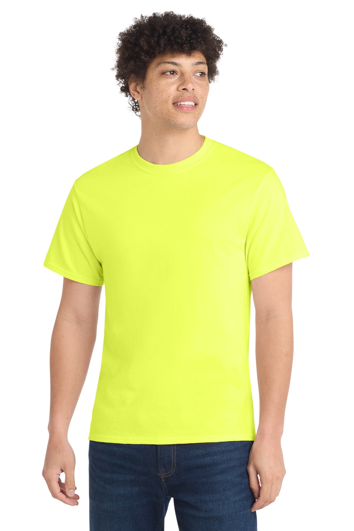 Custom Embroidery or DTF Print - Port & Co ®  Tall Core Cotton Tee PC54T
