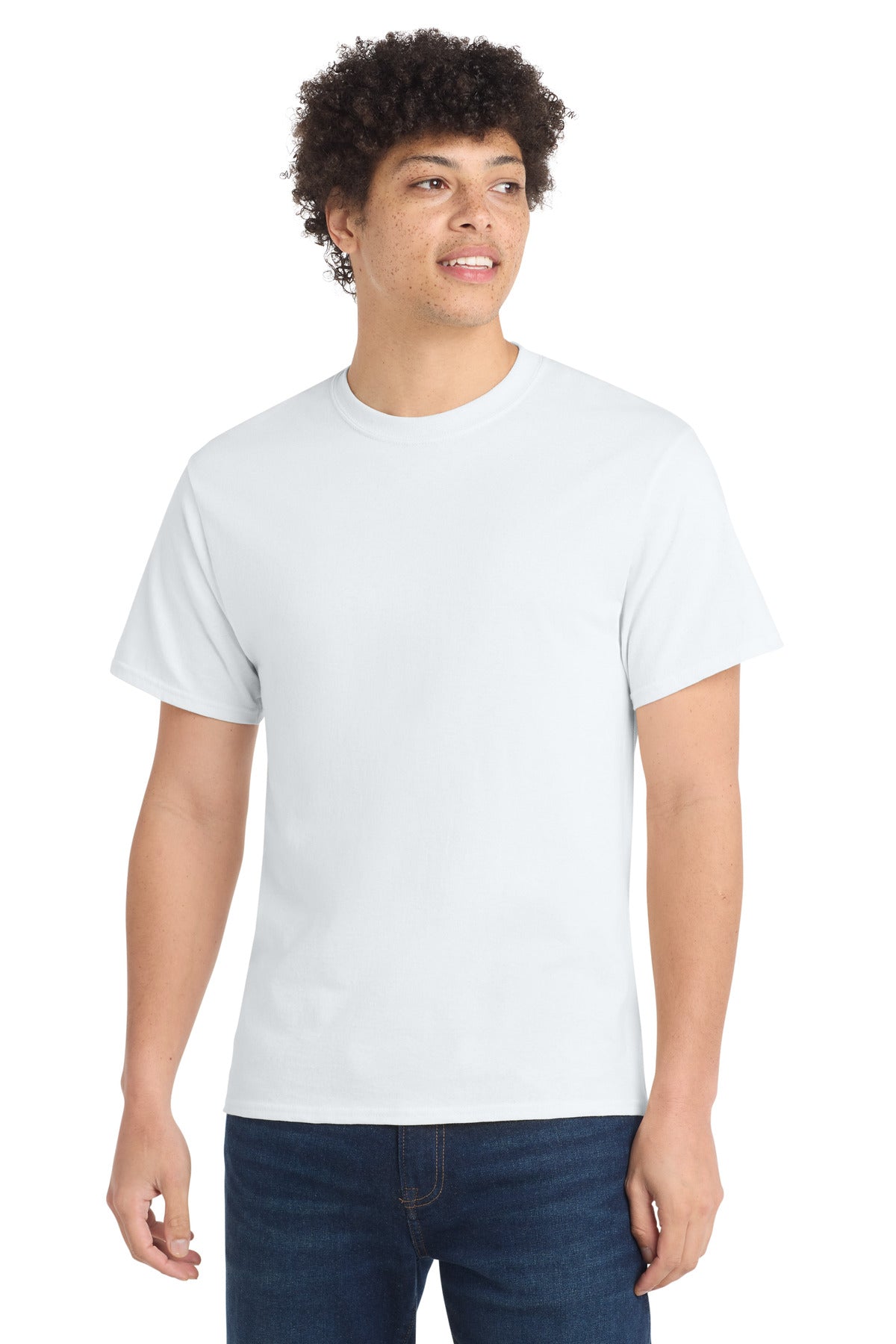 Custom Embroidery or DTF Print - Port & Co ®  Tall Core Cotton Tee PC54T