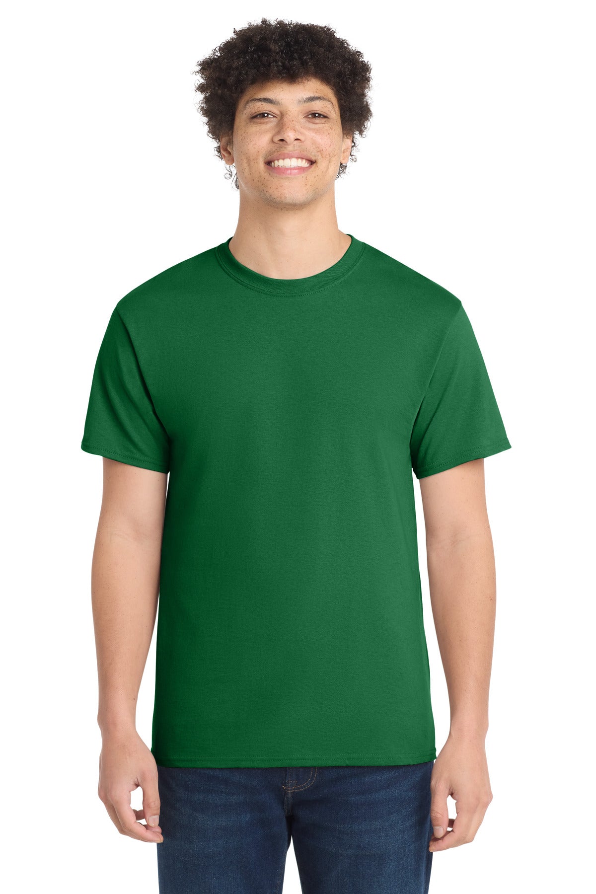 Custom Embroidery or DTF Print - Port & Co ®  Core Cotton Tee. PC54