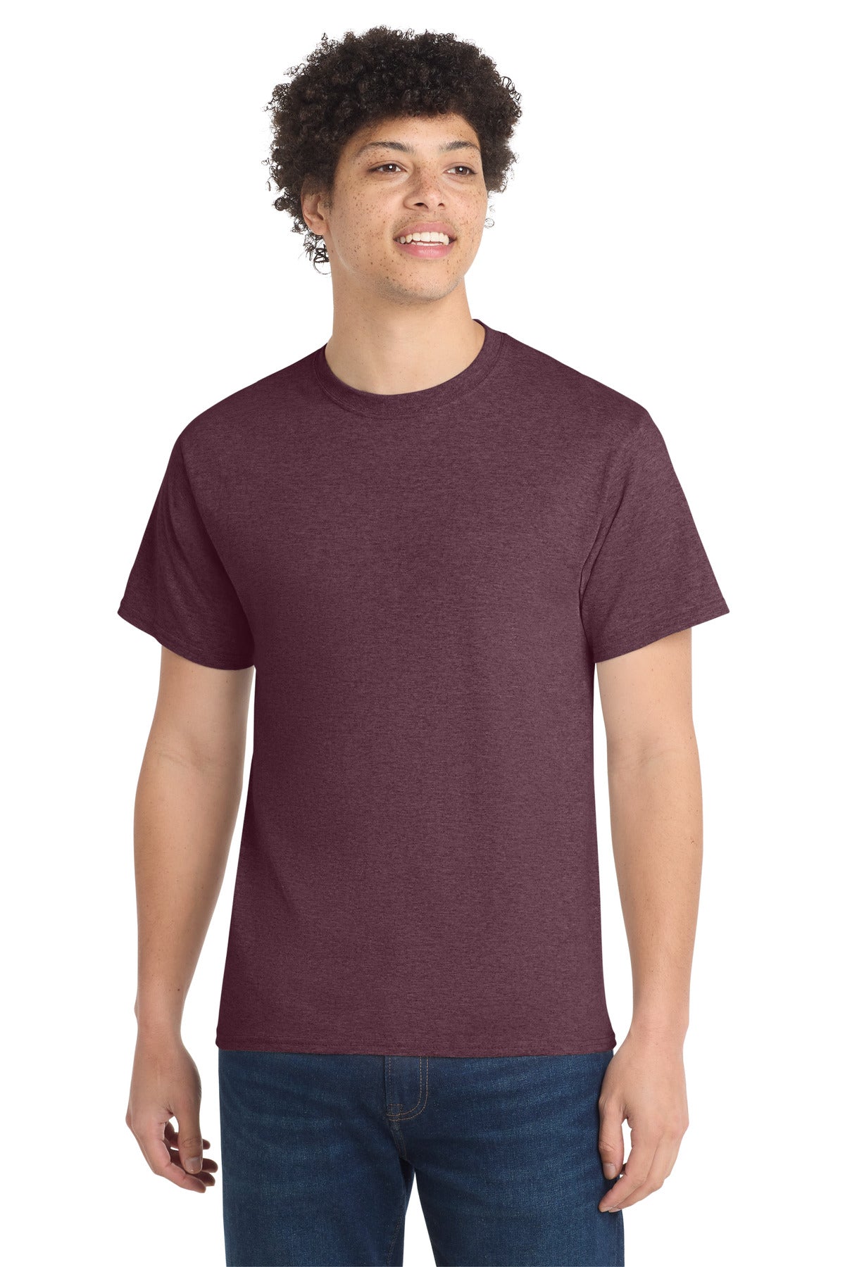 Custom Embroidery or DTF Print - Port & Co ®  Core Cotton Tee. PC54