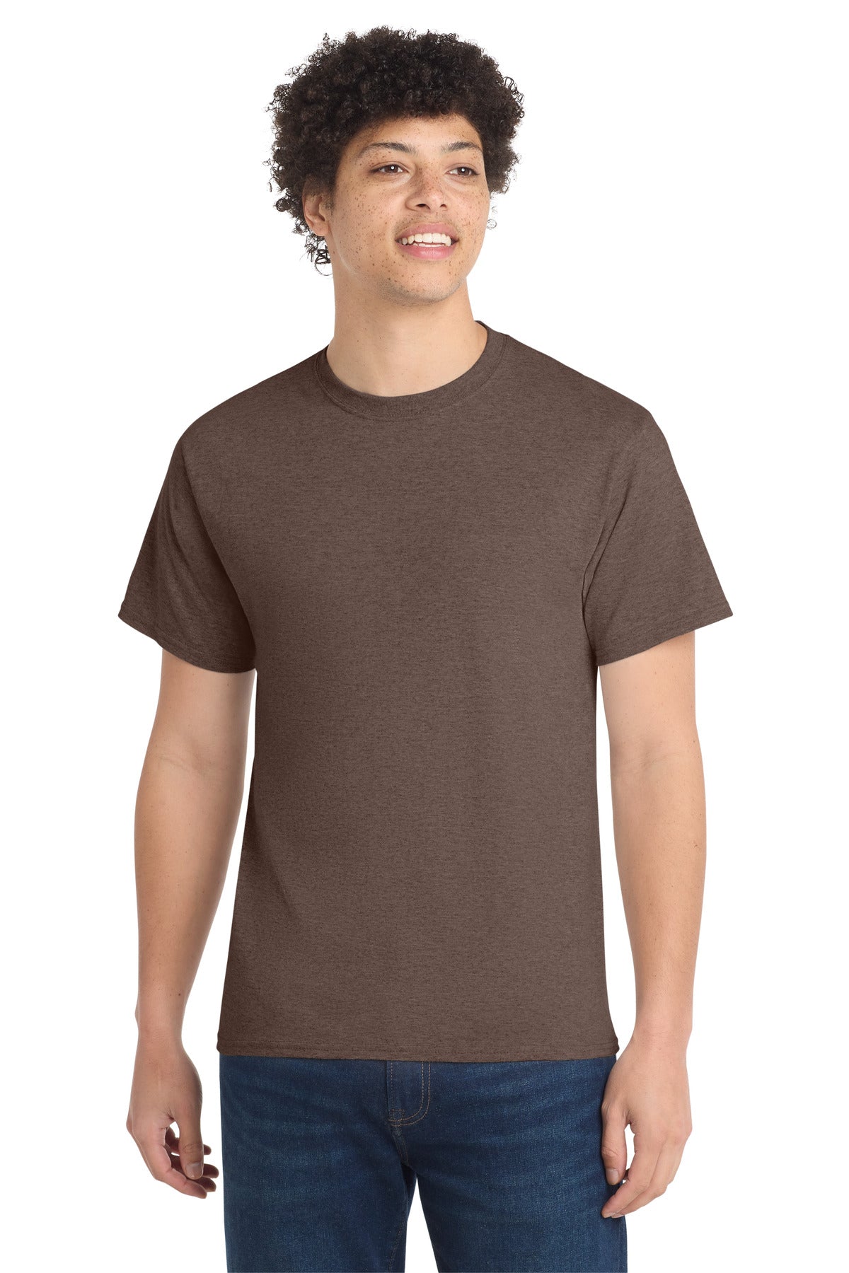 Custom Embroidery or DTF Print - Port & Co ®  Core Cotton Tee. PC54