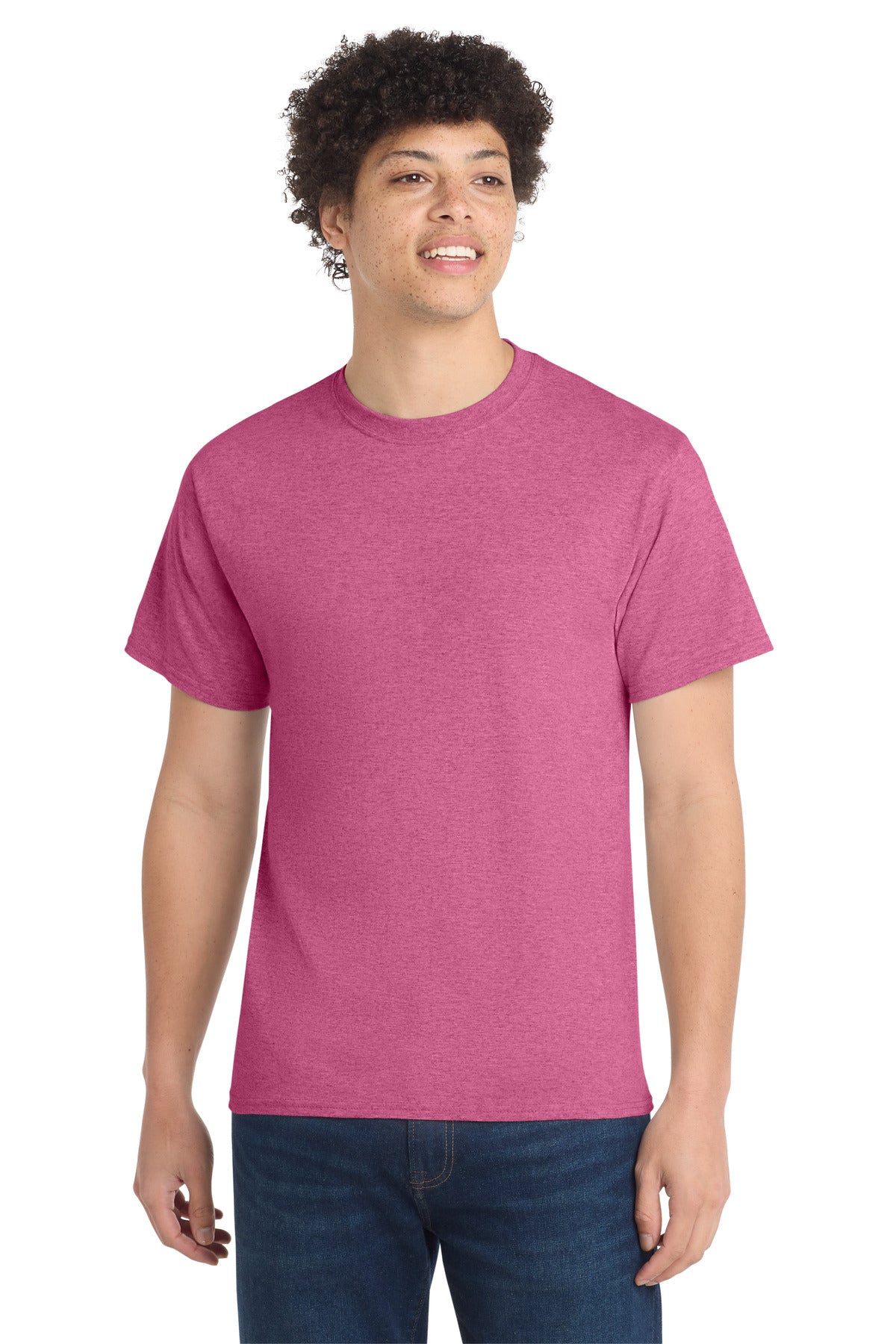 Custom Embroidery or DTF Print - Port & Co ®  Core Cotton Tee. PC54