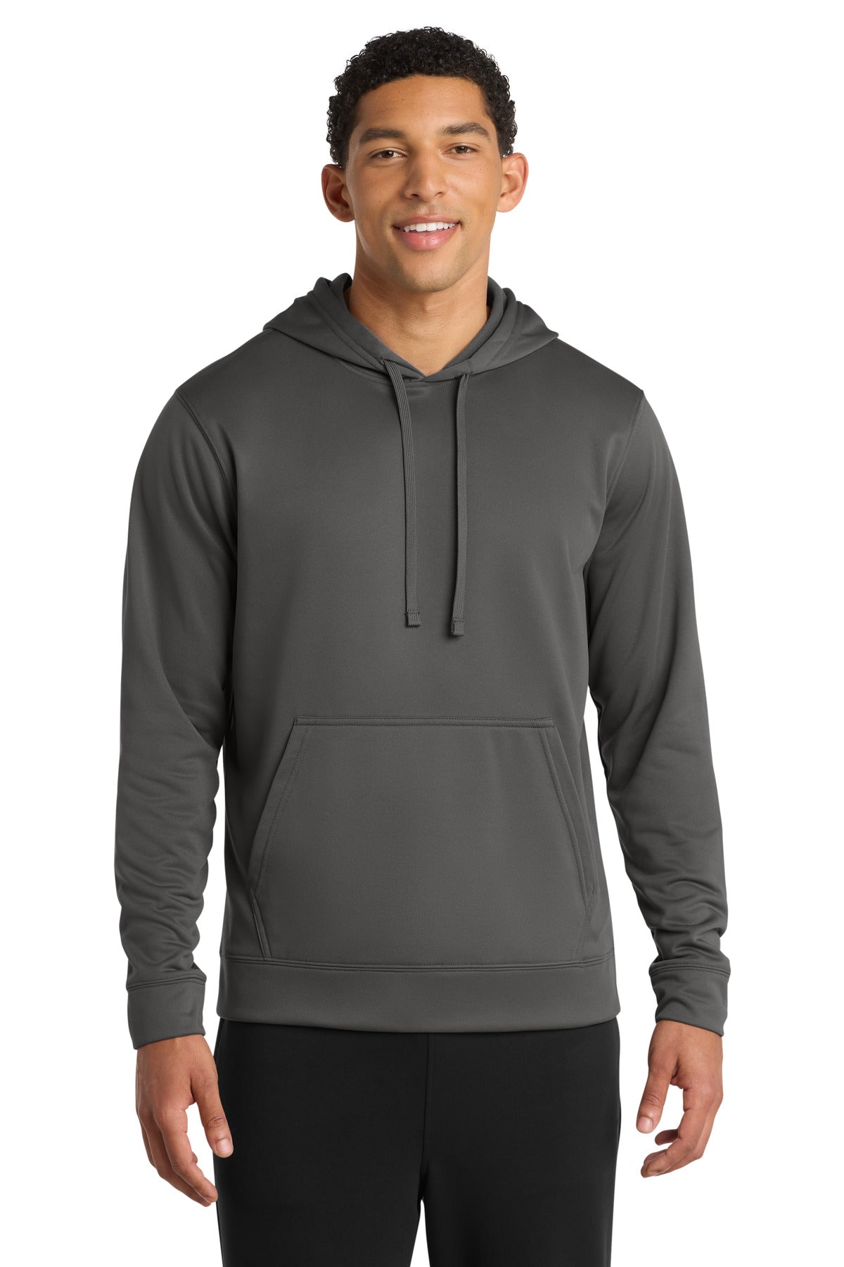 Custom Embroidery or DTF Print - Port & Co ®  Performance Fleece Pullover Hooded Sweatshirt. PC590H
