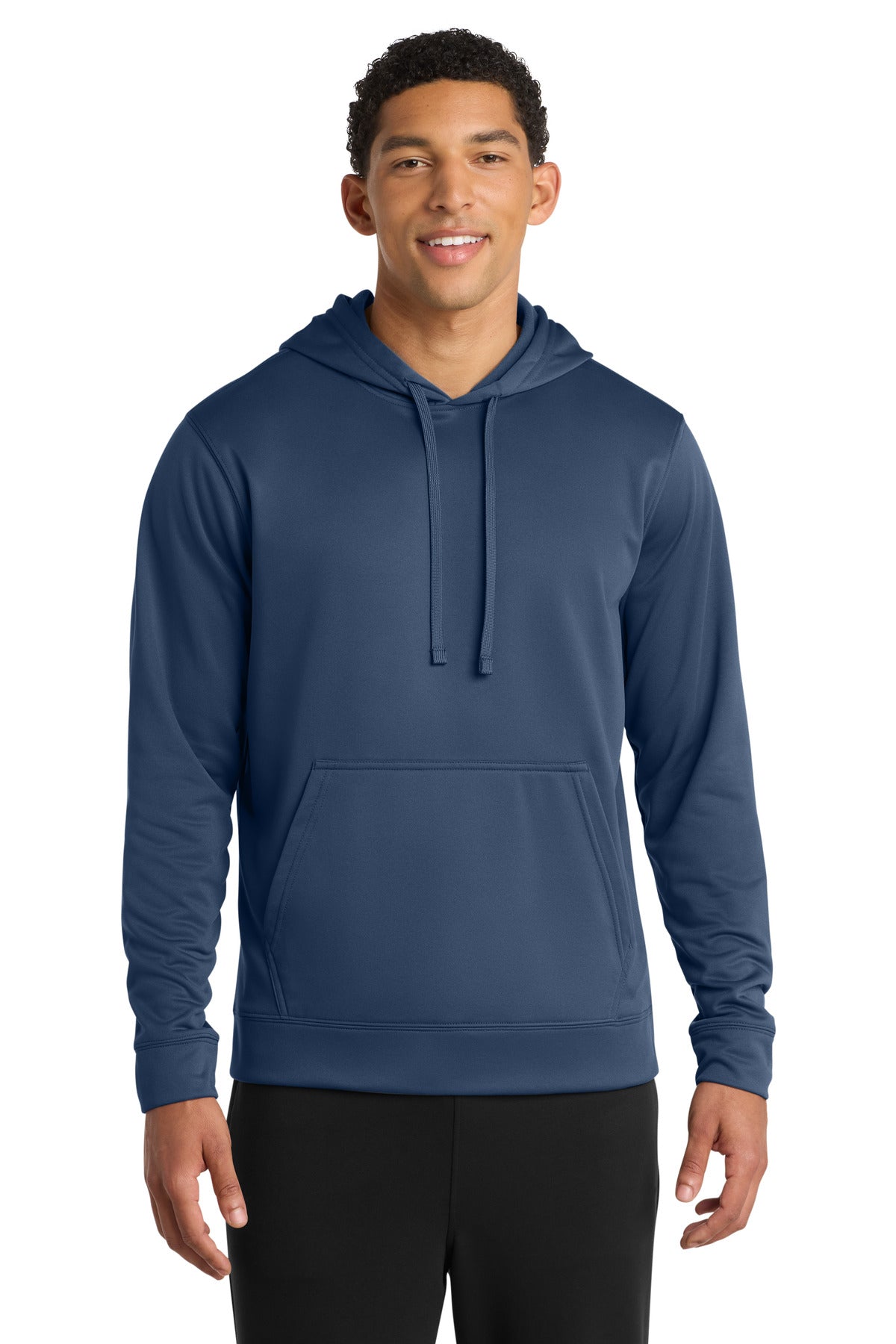 Custom Embroidery or DTF Print - Port & Co ®  Performance Fleece Pullover Hooded Sweatshirt. PC590H