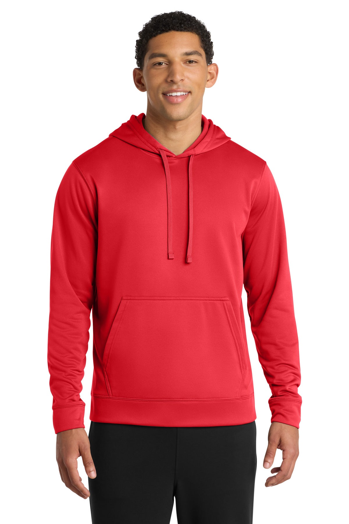 Custom Embroidery or DTF Print - Port & Co ®  Performance Fleece Pullover Hooded Sweatshirt. PC590H