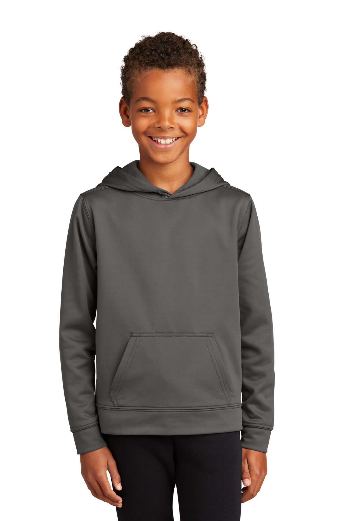 Custom Embroidered - Port & Company®Youth Performance Fleece Pullover Hooded Sweatshirt. PC590YH