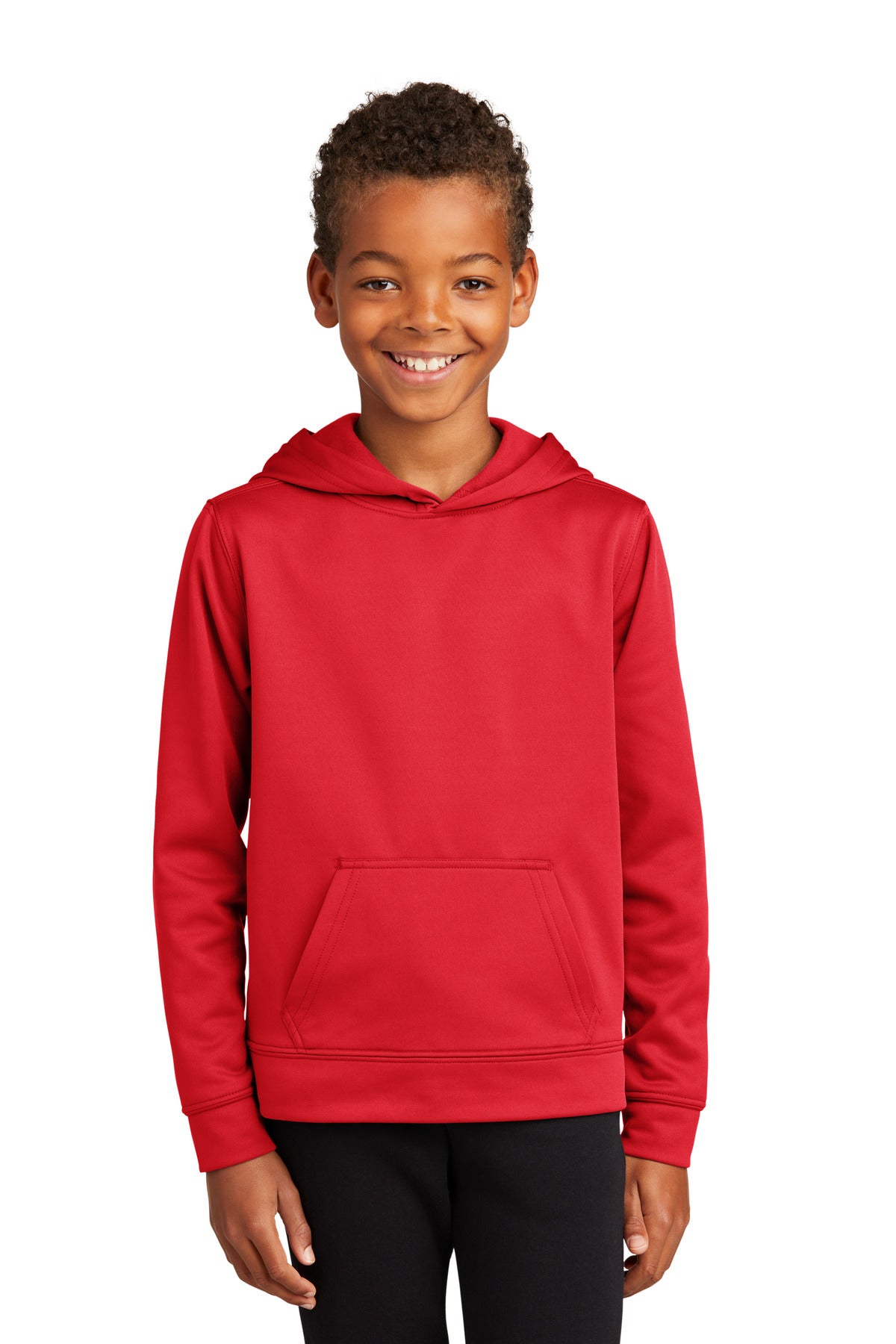 Custom Embroidered - Port & Company®Youth Performance Fleece Pullover Hooded Sweatshirt. PC590YH