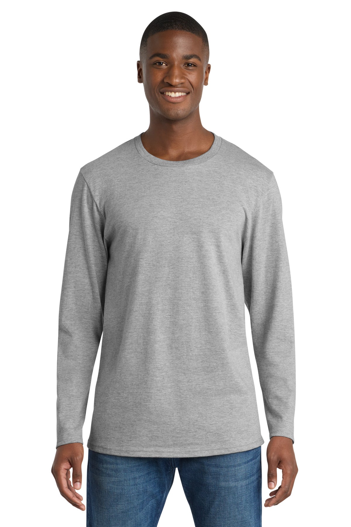 Custom Embroidery or DTF Print - Port & Co ®  Long Sleeve Bouncer Tee PC600LS