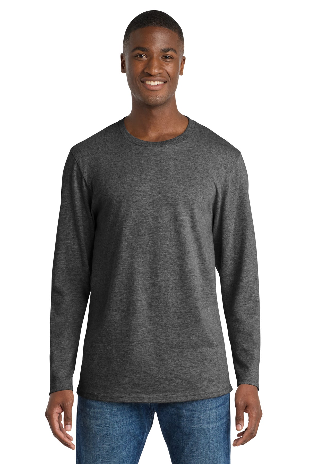 Custom Embroidery or DTF Print - Port & Co ®  Long Sleeve Bouncer Tee PC600LS