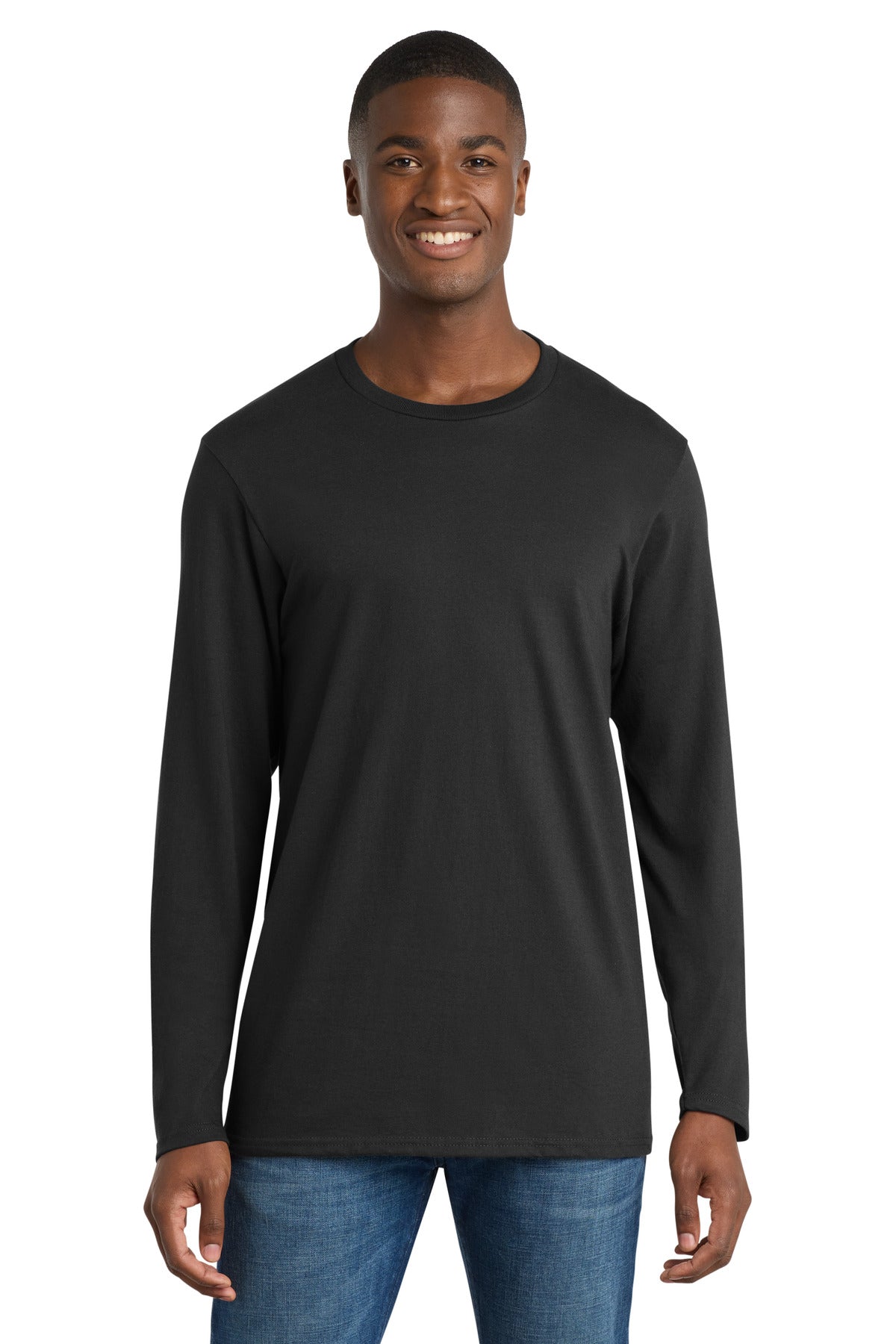 Custom Embroidery or DTF Print - Port & Co ®  Long Sleeve Bouncer Tee PC600LS