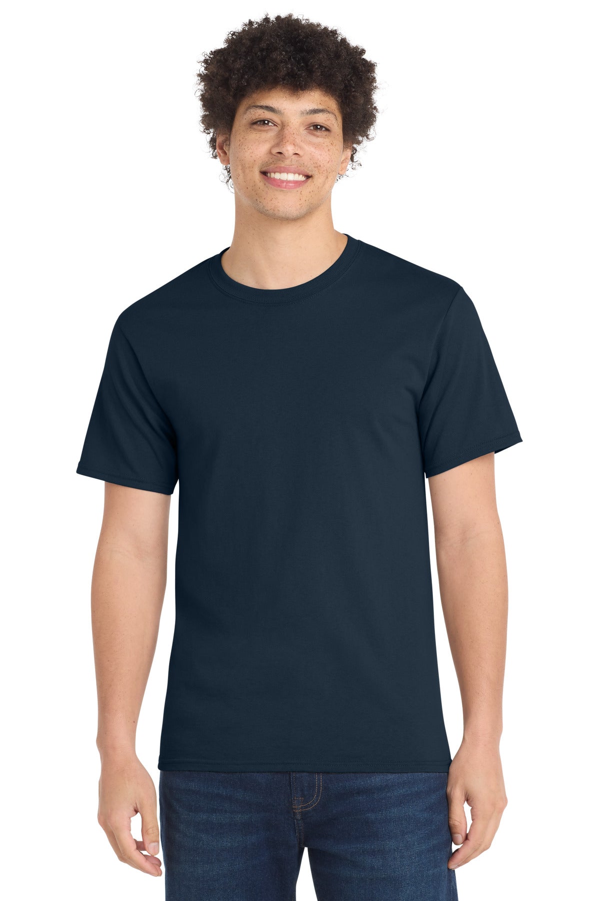 Custom Embroidery or DTF Print - Port & Co ®  Tall Essential Tee.  PC61T