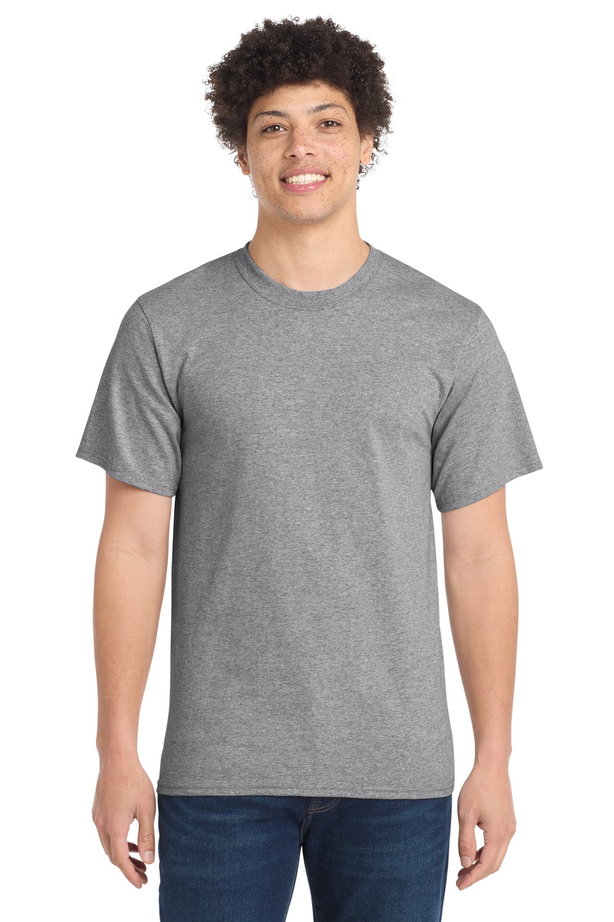 Custom Embroidery or DTF Print - Port & Co ®  Essential Tee. PC61