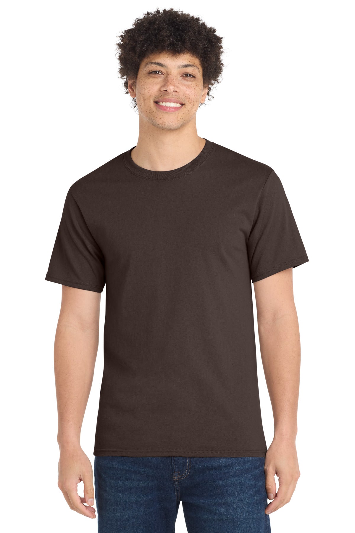 Custom Embroidery or DTF Print - Port & Co ®  Essential Tee. PC61