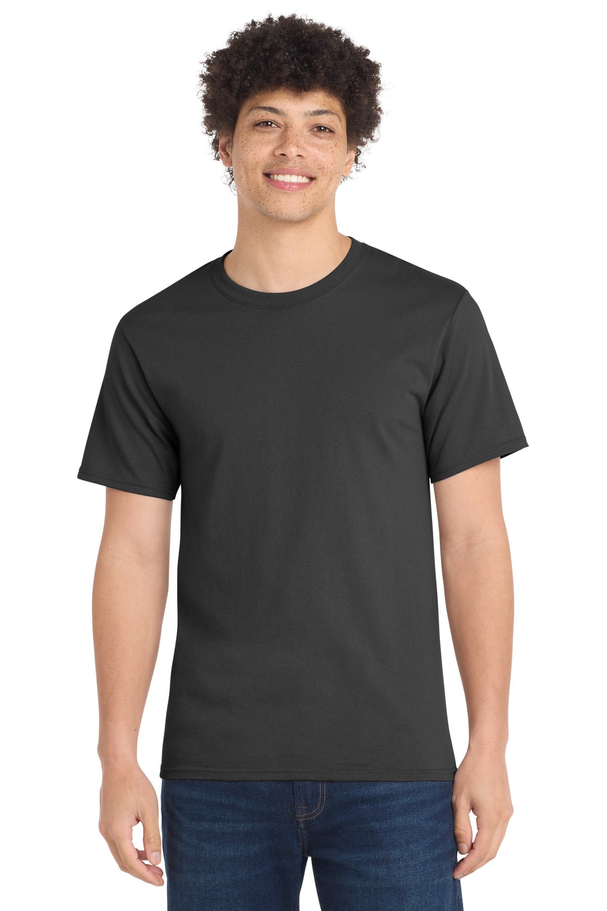 Custom Embroidery or DTF Print - Port & Co ®  Essential Tee. PC61