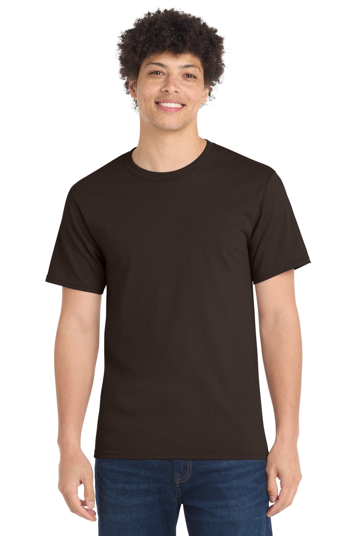 Custom Embroidery or DTF Print - Port & Co ®  Essential Tee. PC61