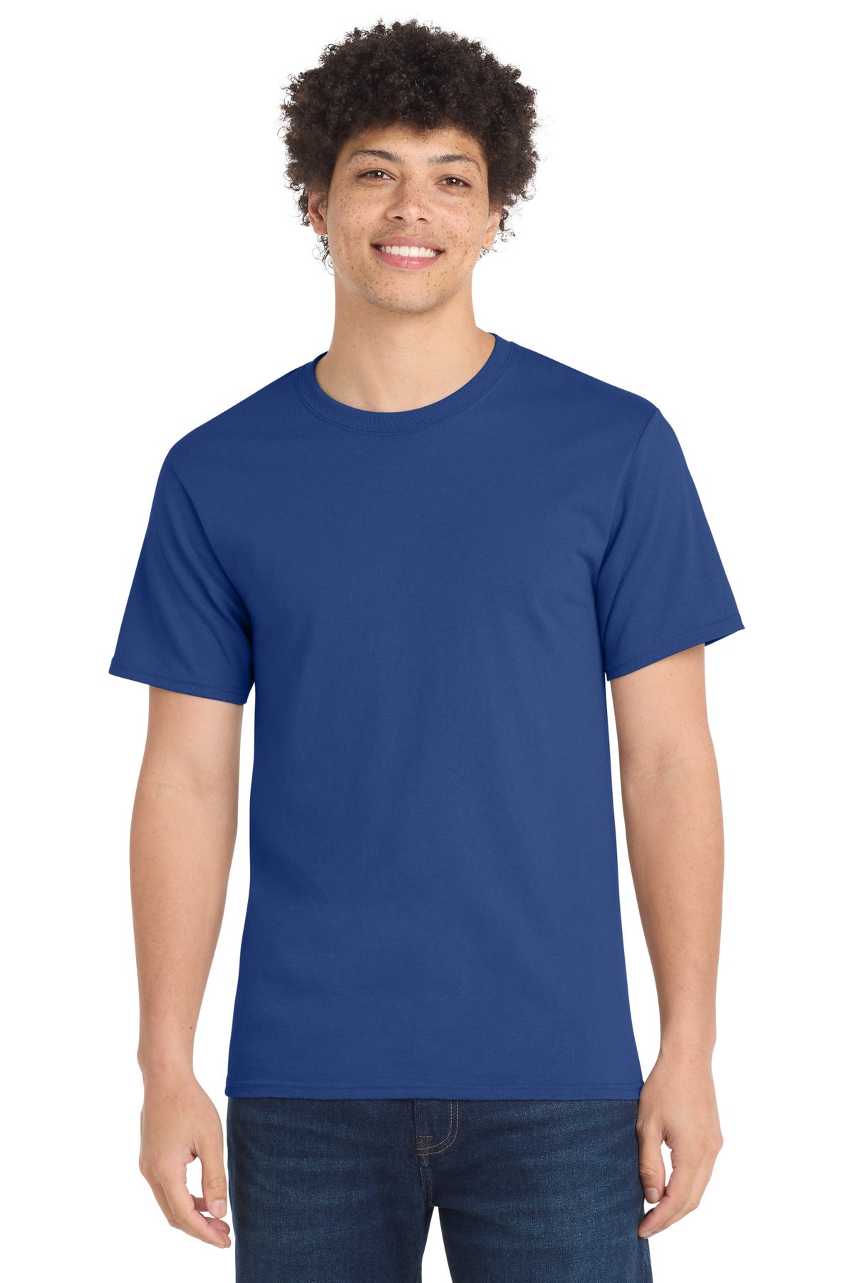 Custom Embroidery or DTF Print - Port & Co ®  Essential Tee. PC61