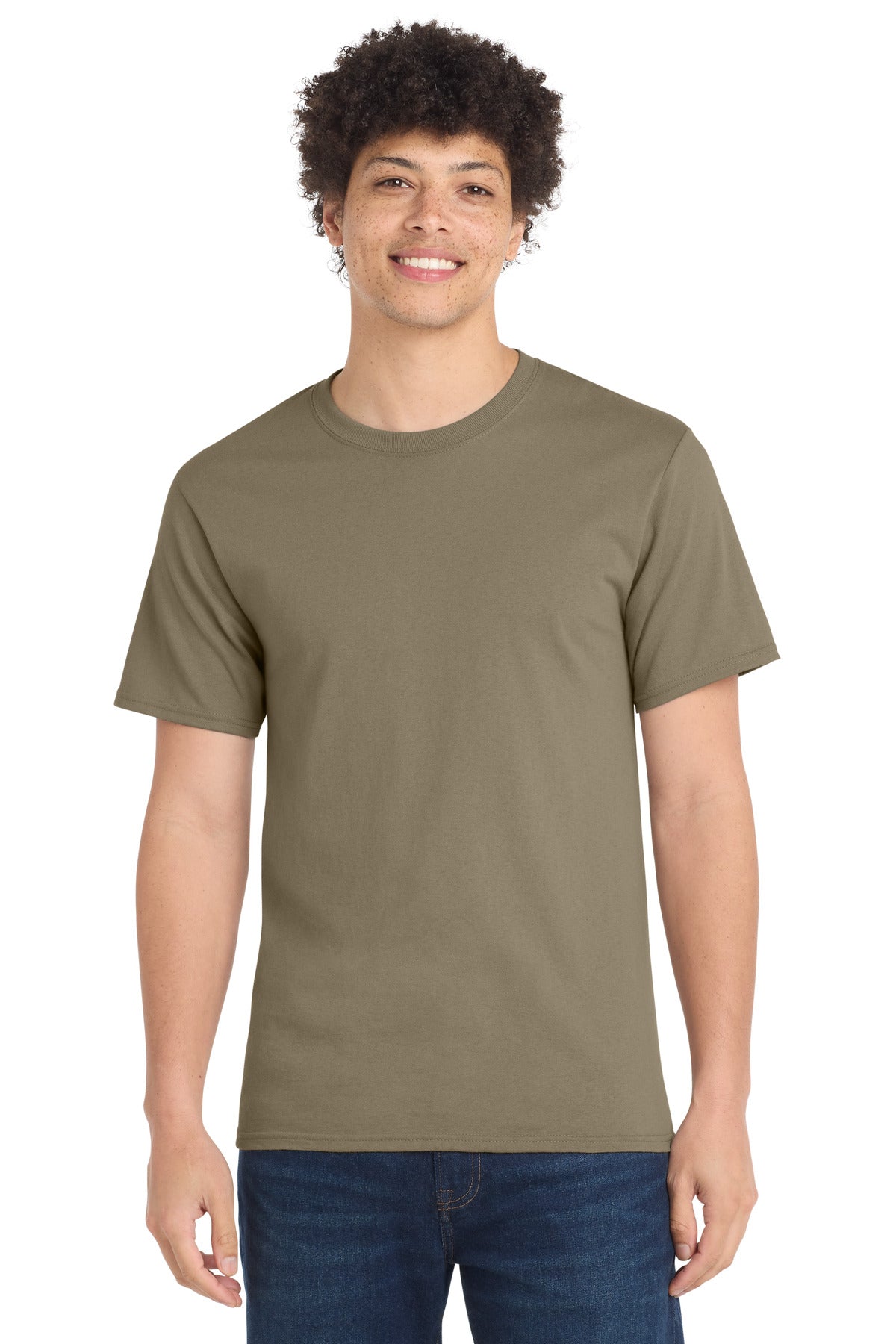 Custom Embroidery or DTF Print - Port & Co ®  Essential Tee. PC61