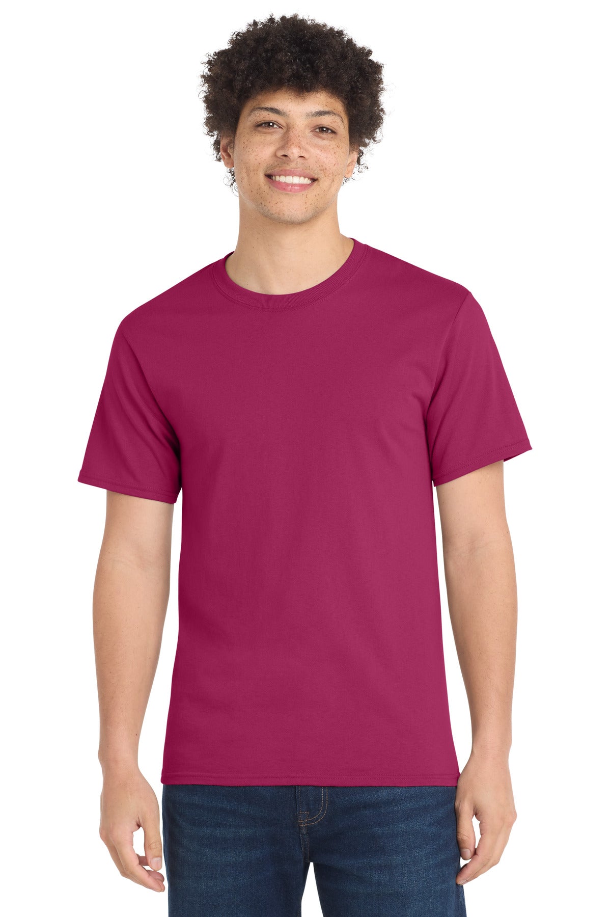 Custom Embroidery or DTF Print - Port & Co ®  Essential Tee. PC61