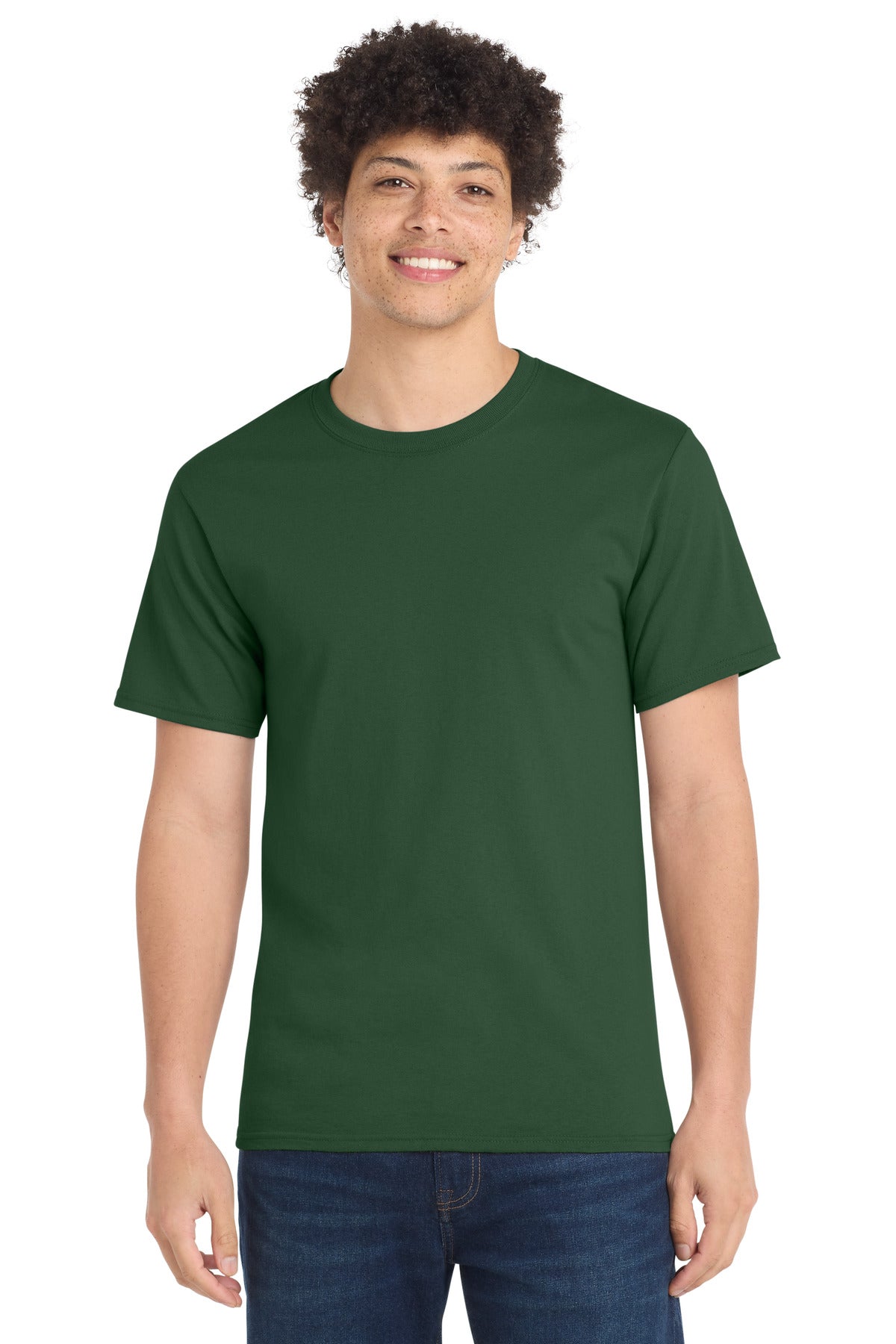 Custom Embroidery or DTF Print - Port & Co ®  Essential Tee. PC61