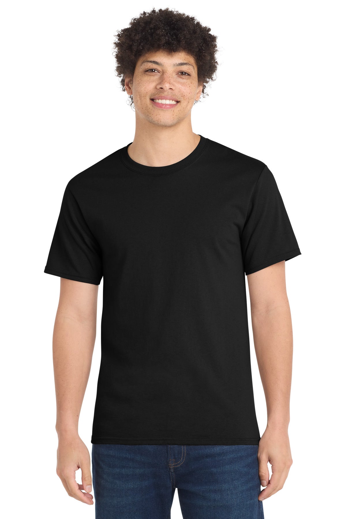 Custom Embroidery or DTF Print - Port & Co ®  Essential Tee. PC61