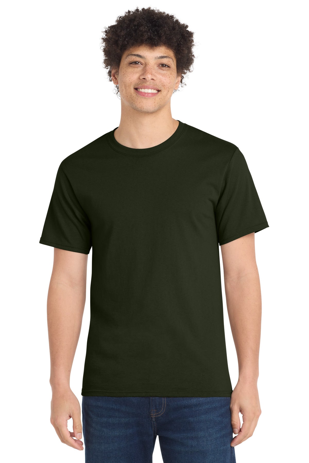 Custom Embroidery or DTF Print - Port & Co ®  Essential Tee. PC61